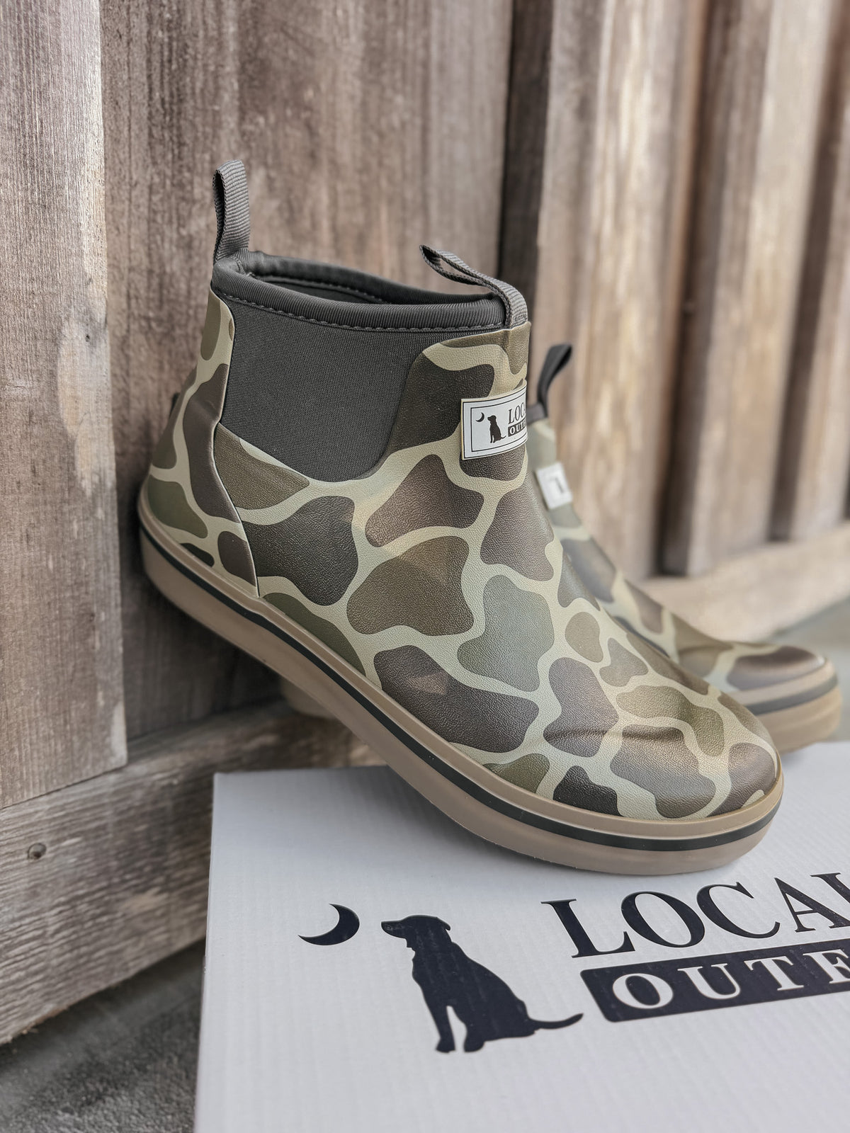 Local Boy | Men's Rubber Boots - Brush Camo
