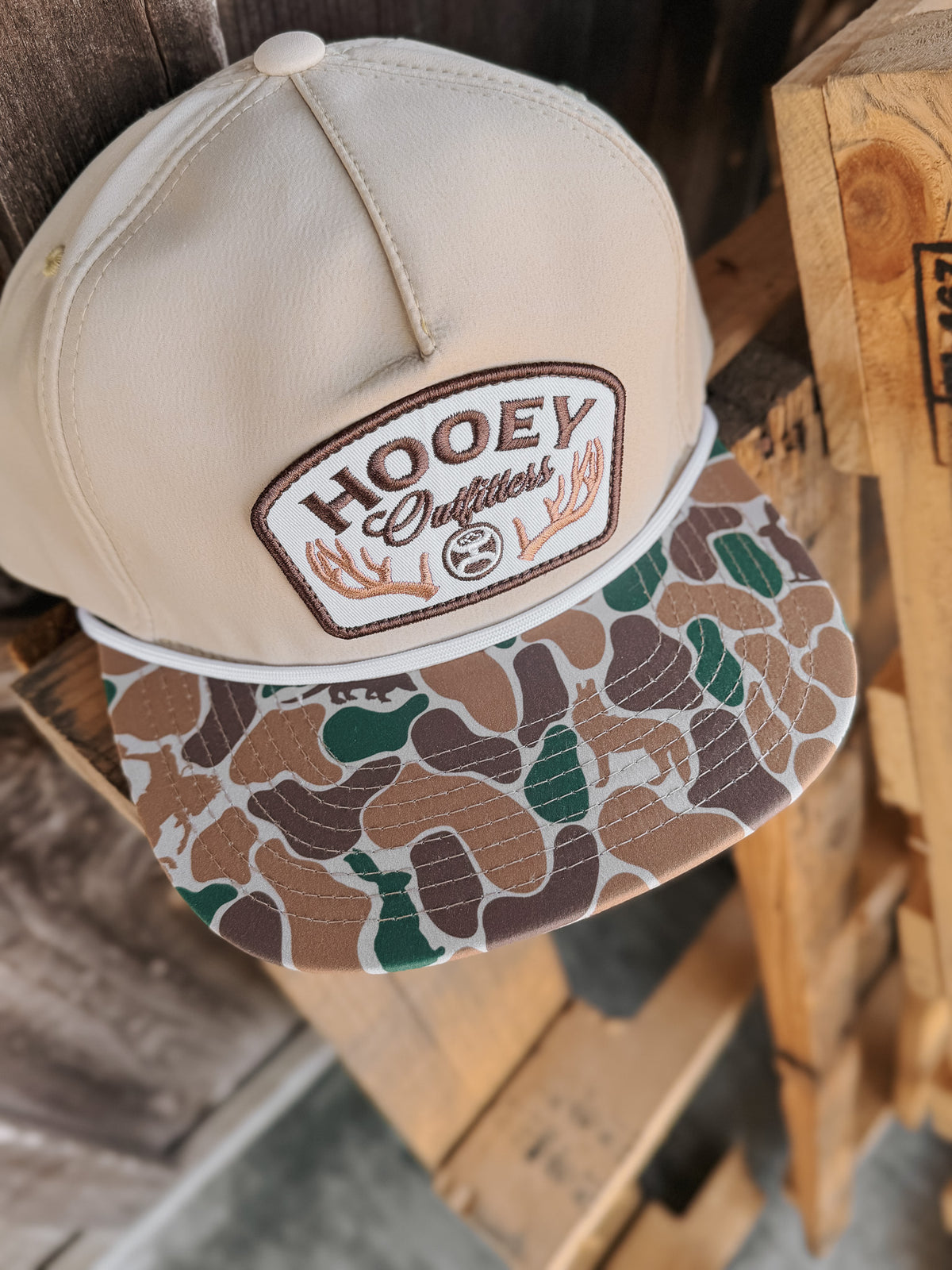 Hooey | The Outfitters Hat - Tan/Camo