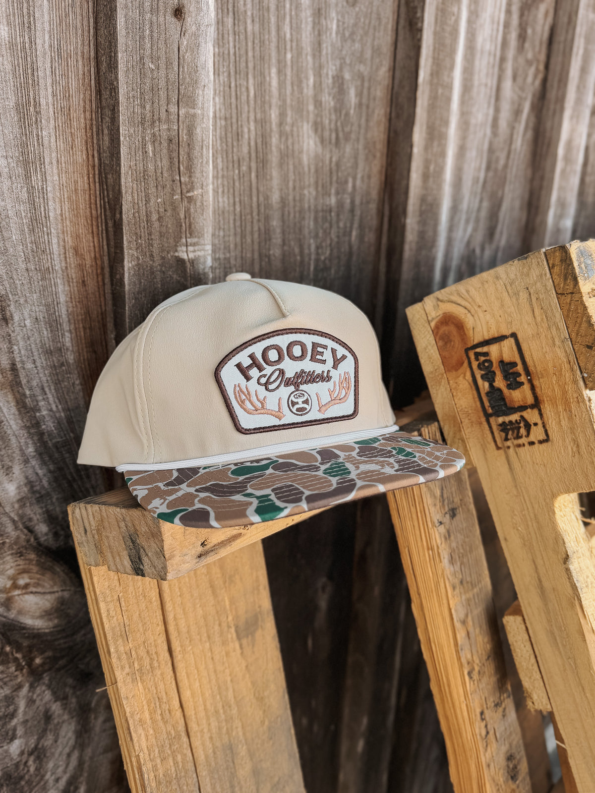 Hooey | The Outfitters Hat - Tan/Camo