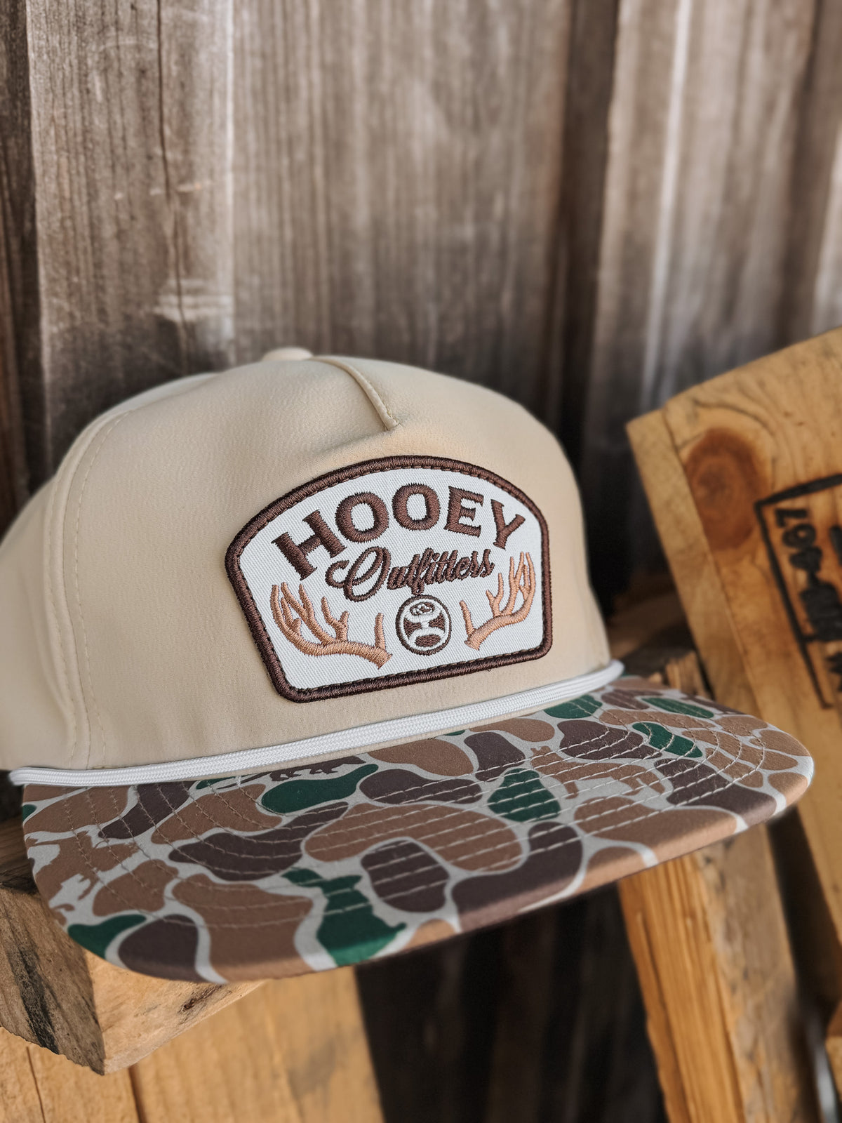 Hooey | The Outfitters Hat - Tan/Camo