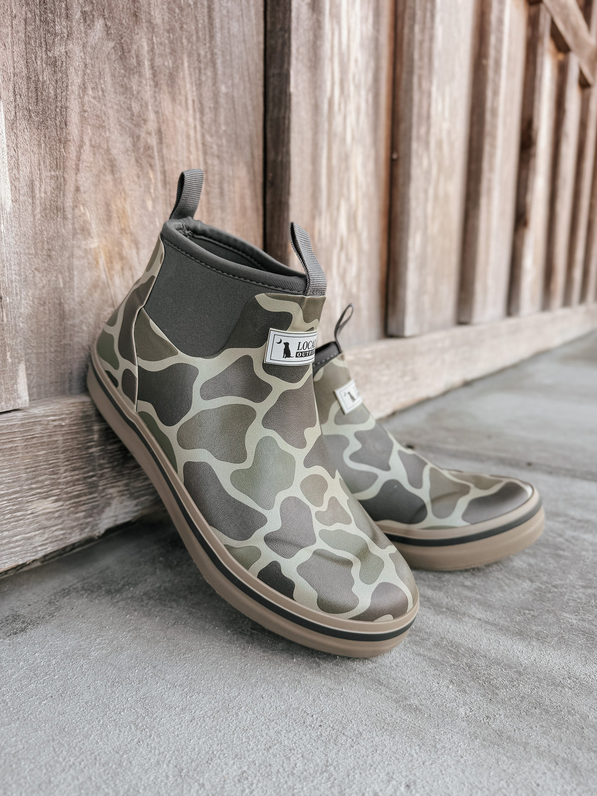 Local Boy | Men's Rubber Boots - Brush Camo