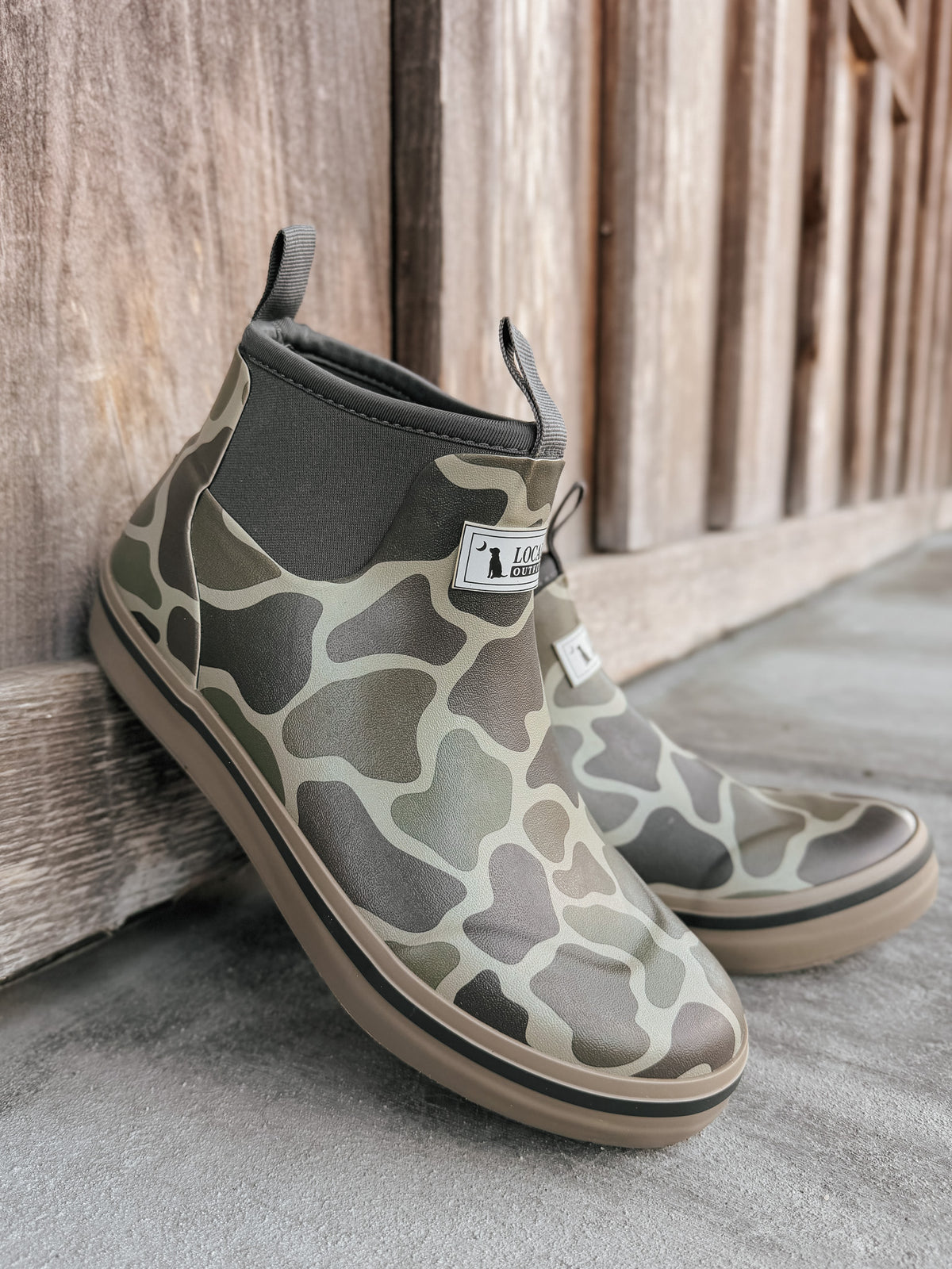 Local Boy | Men's Rubber Boots - Brush Camo