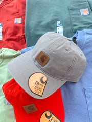 Carhartt Canvas Cap in Asphalt