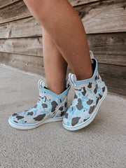 Little Kid's Xtratuf Ankle Deck Boots in Ice Duck Camo