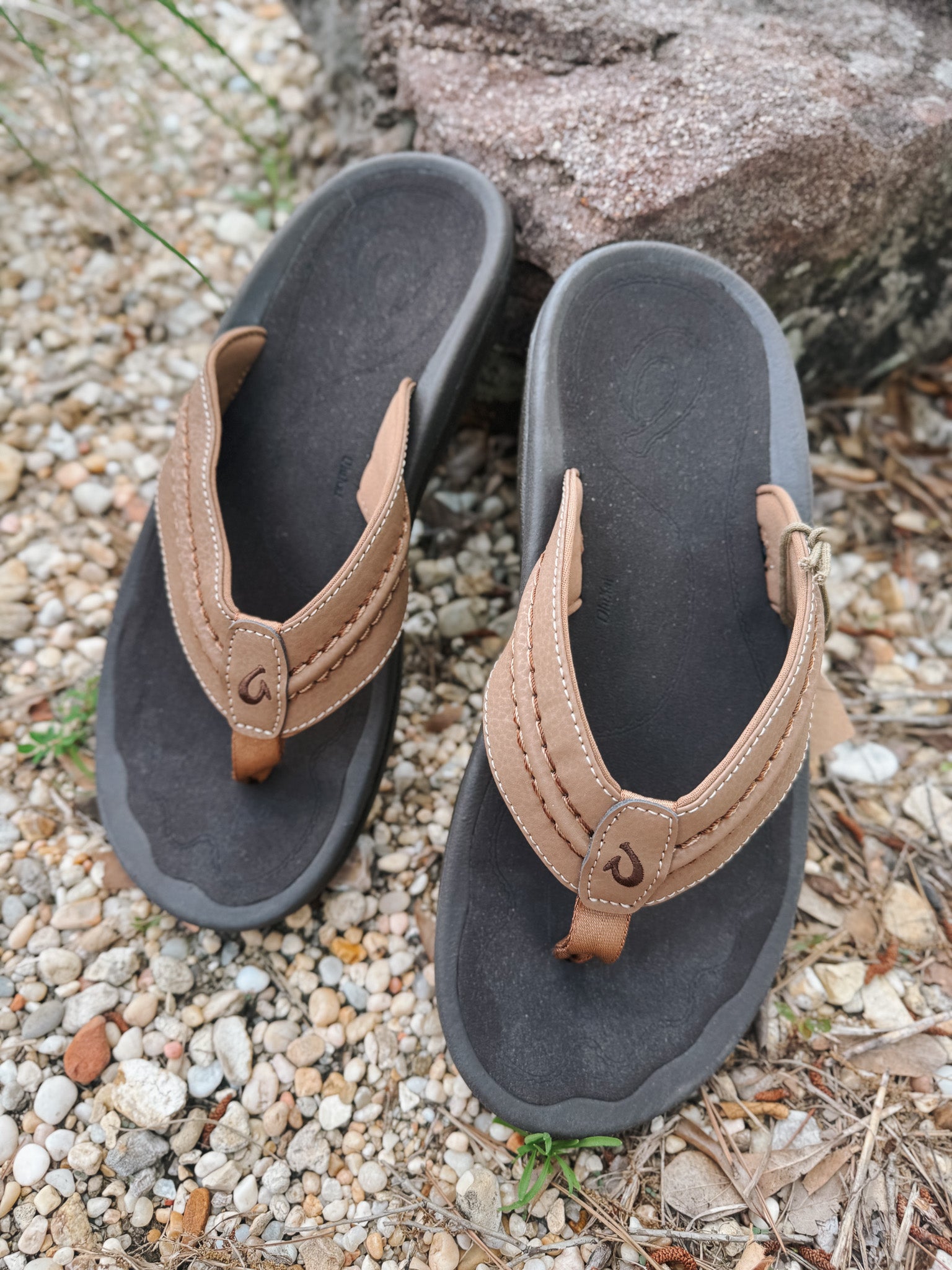 Men's Olukai Hokua Tan Sandals