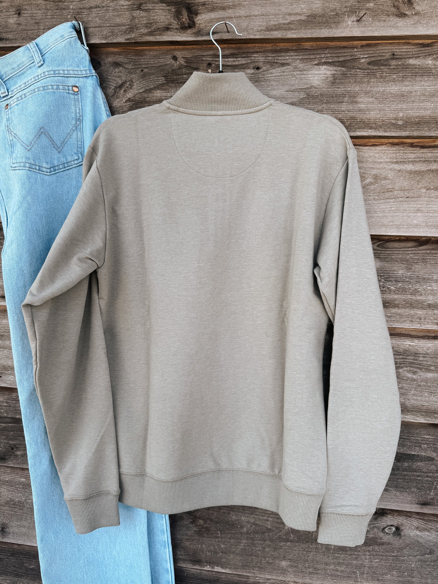 Coastal Cotton Men's 1/4 Zip Pullover in Hazel