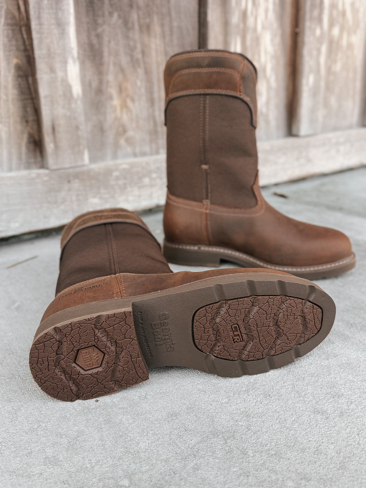 Georgia Boots | Men's 11" Core 37 Farm & Ranch Round Toe Waterproof Boots