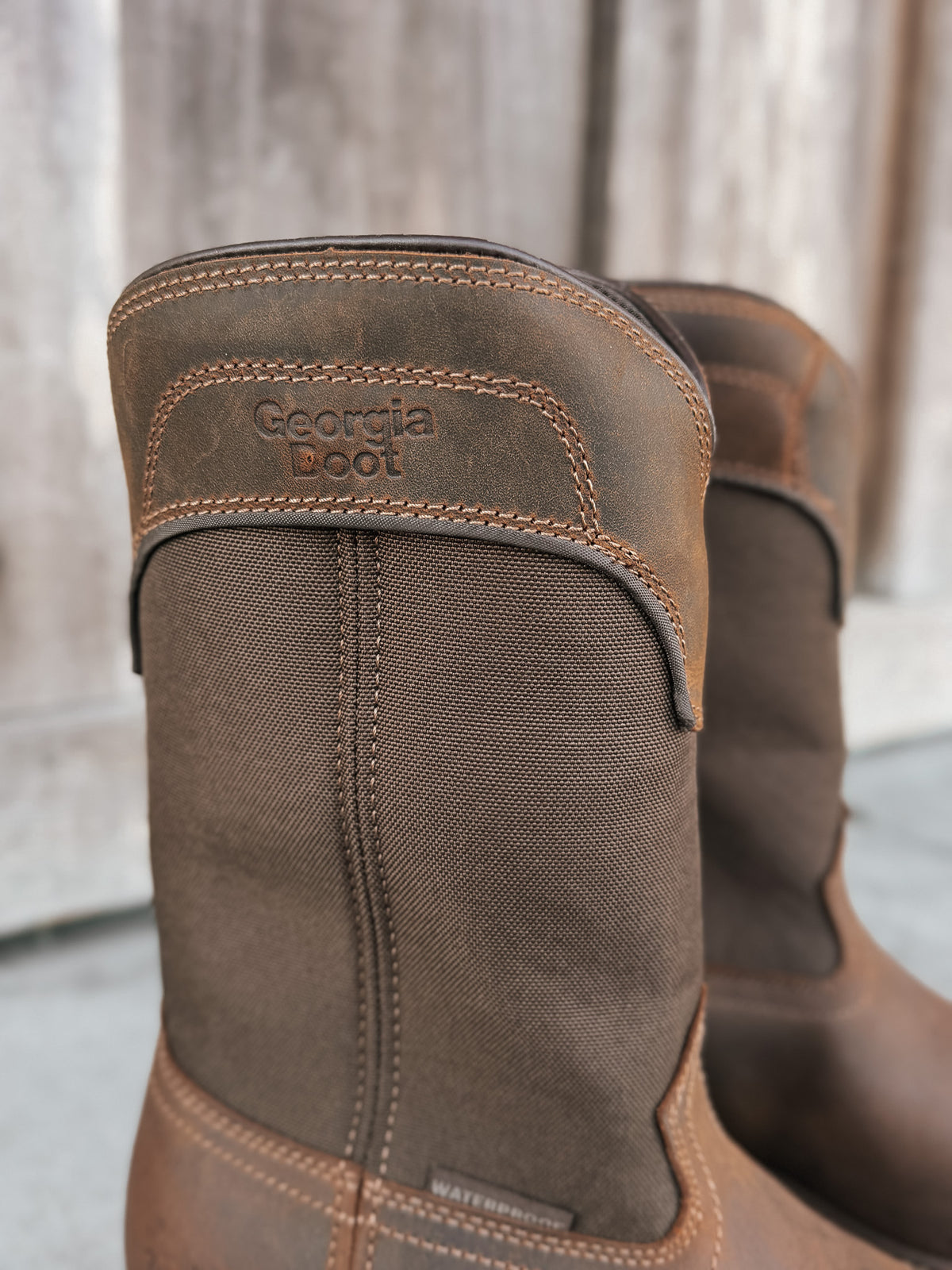 Georgia Boots | Men's 11" Core 37 Farm & Ranch Round Toe Waterproof Boots