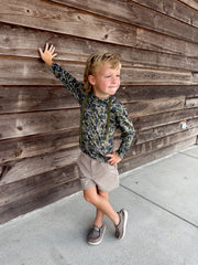 Youth Fieldstone Light Weight Hoodie in Backwoods Camo