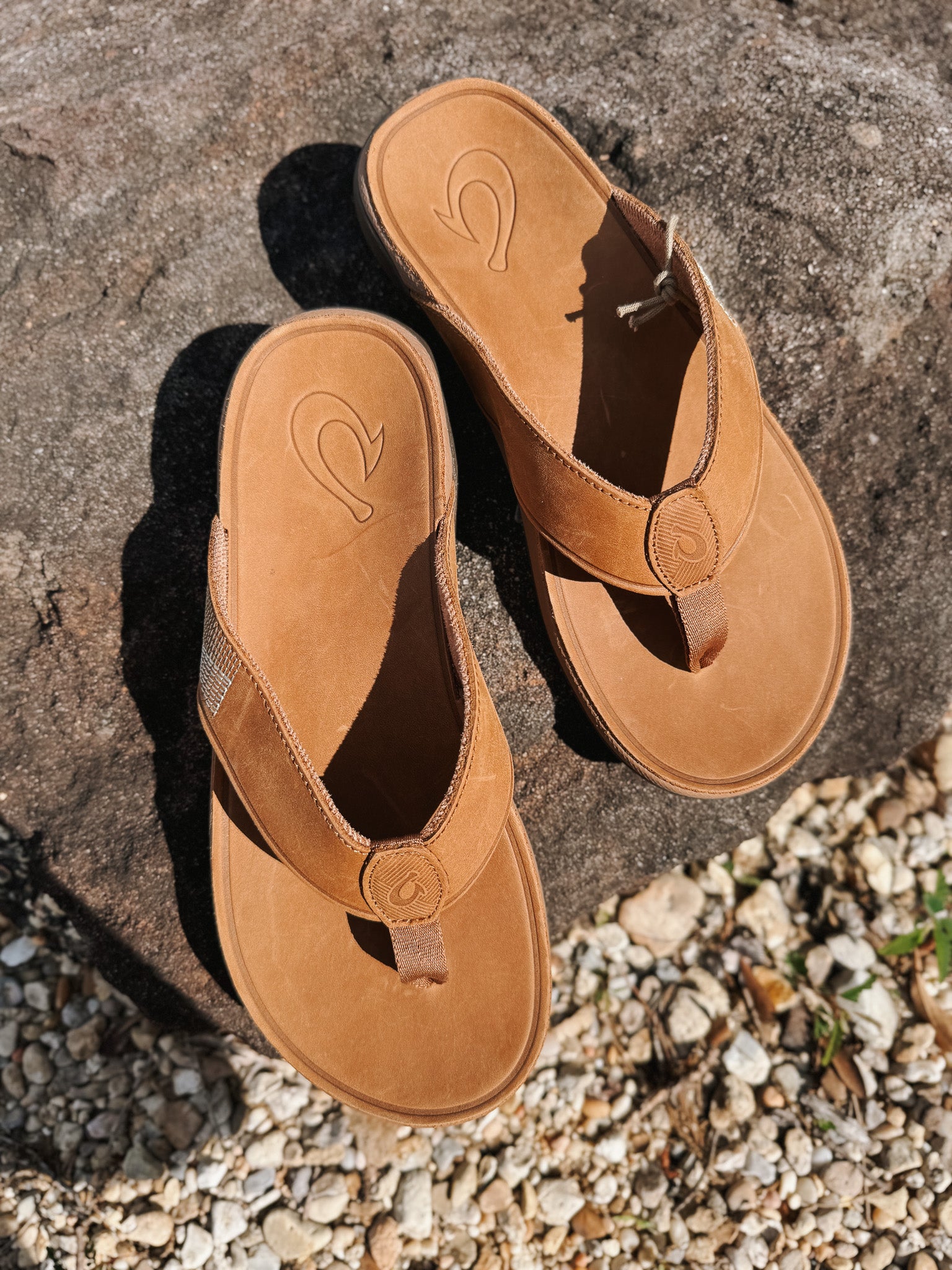 Men's Olukai Tuahine Toffee/Toffee Sandals