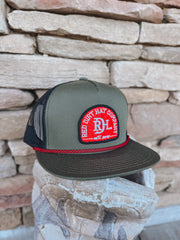 Men's Red Dirt Hat Co. Ruger Olive Black Cap