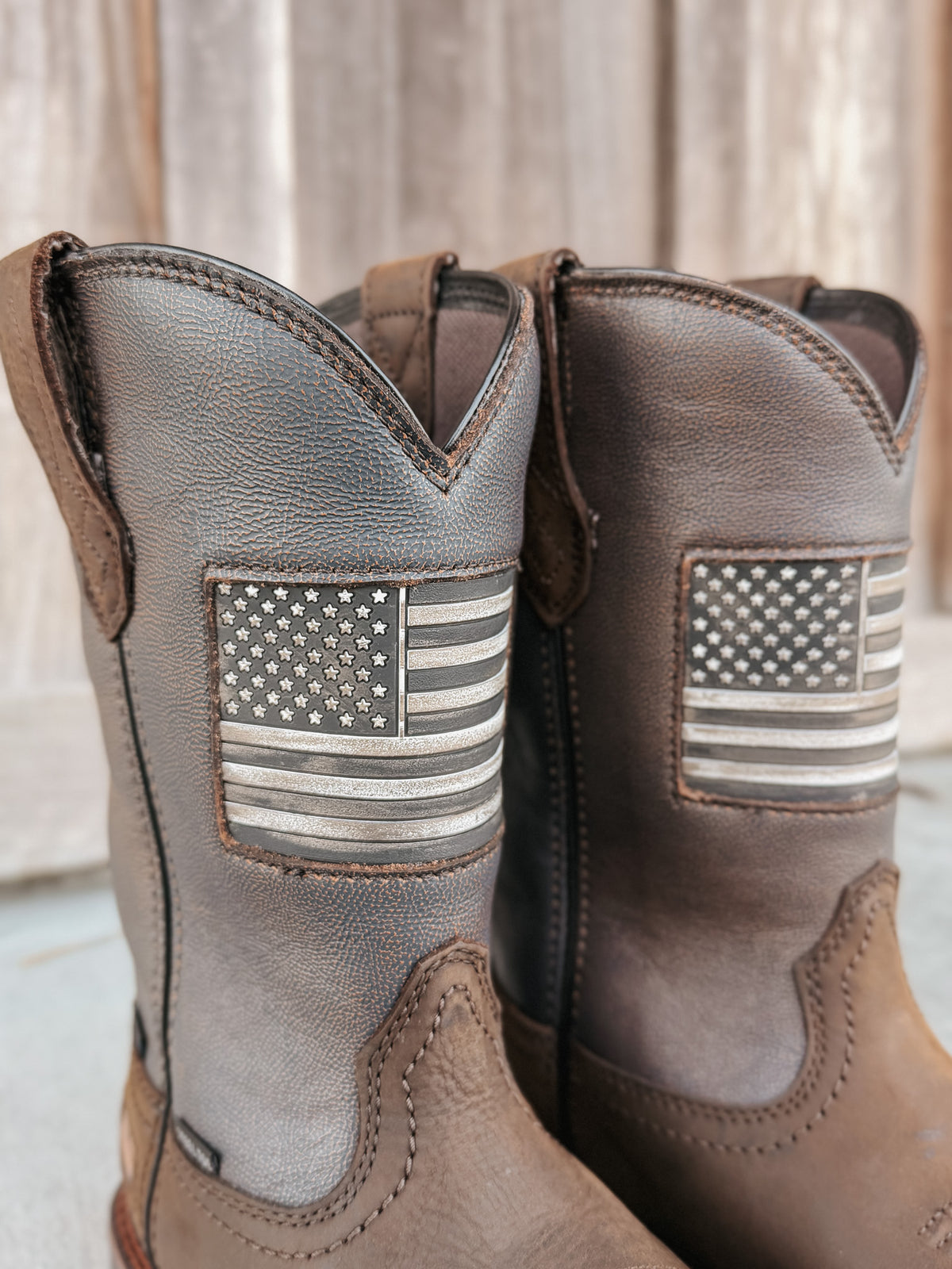 Ariat | Men's Activator Patriot Waterproof Square Steel Toe Work Boots