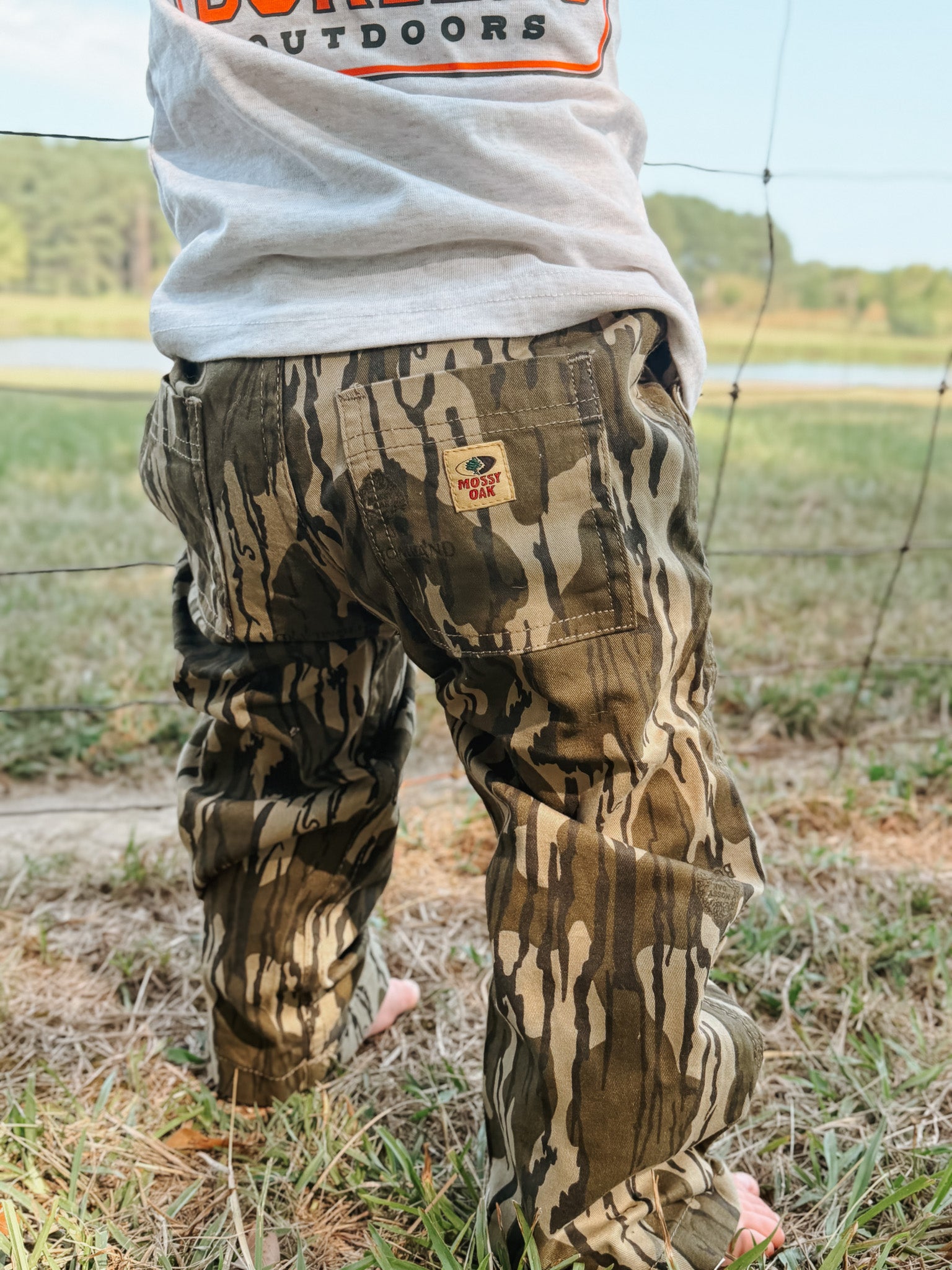 Mossy Oak Toddler Cotton Mill 4 Pocket Pant in Bottomland