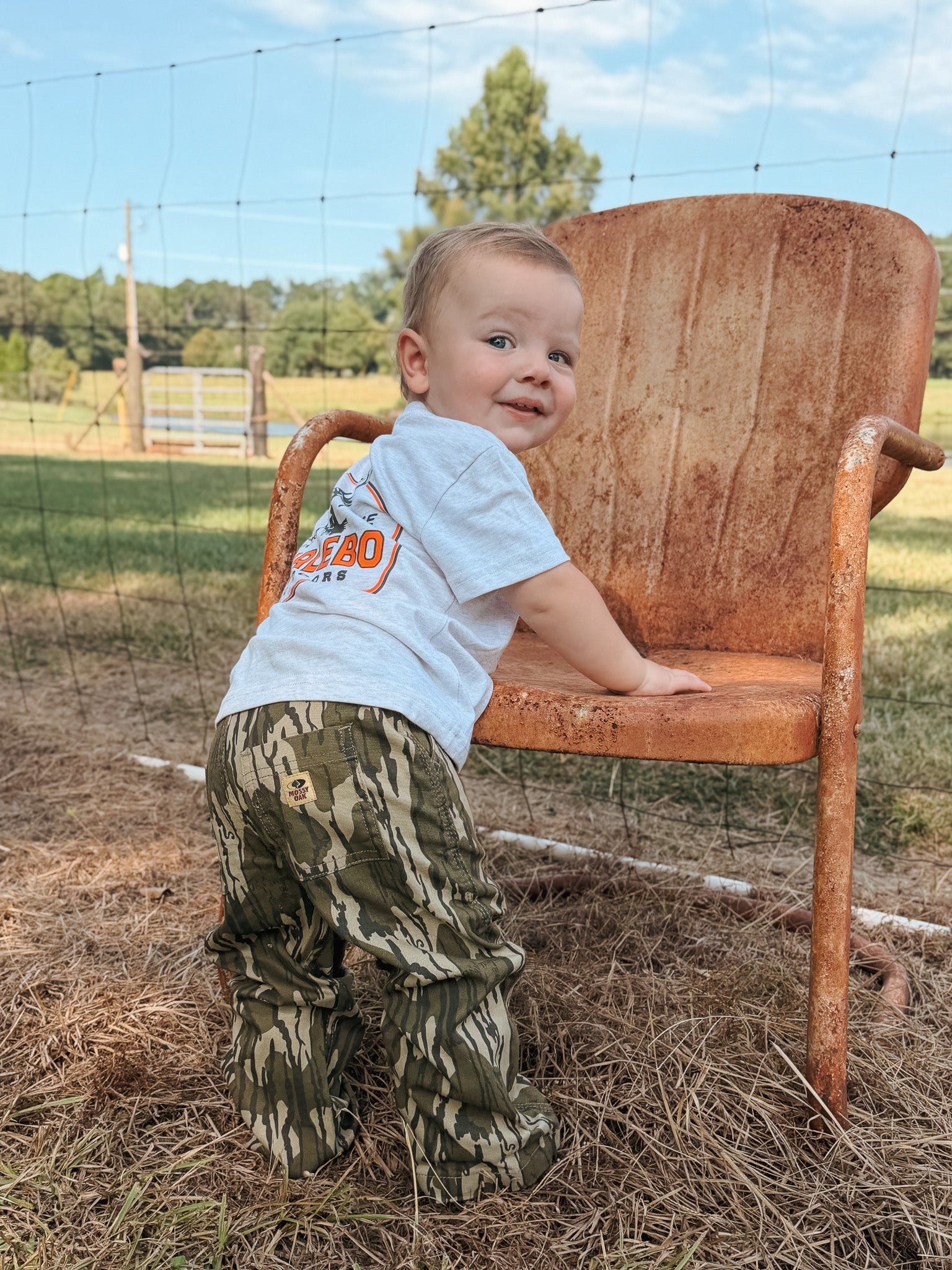 Mossy Oak Toddler Cotton Mill 4 Pocket Pant in Bottomland