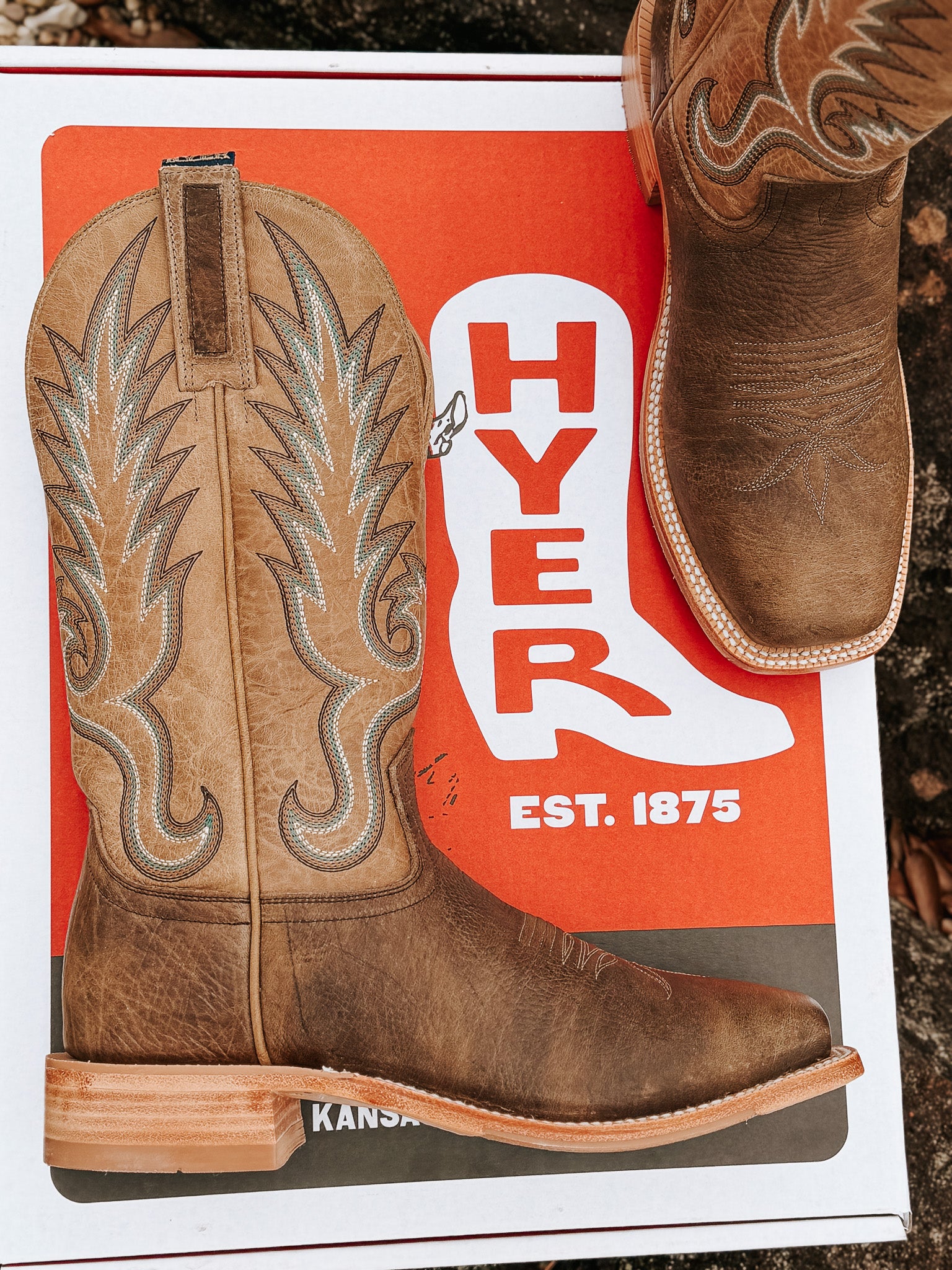 Hyer Men's Kincaid Shrunken Shoulder Western Boots – Boot Country