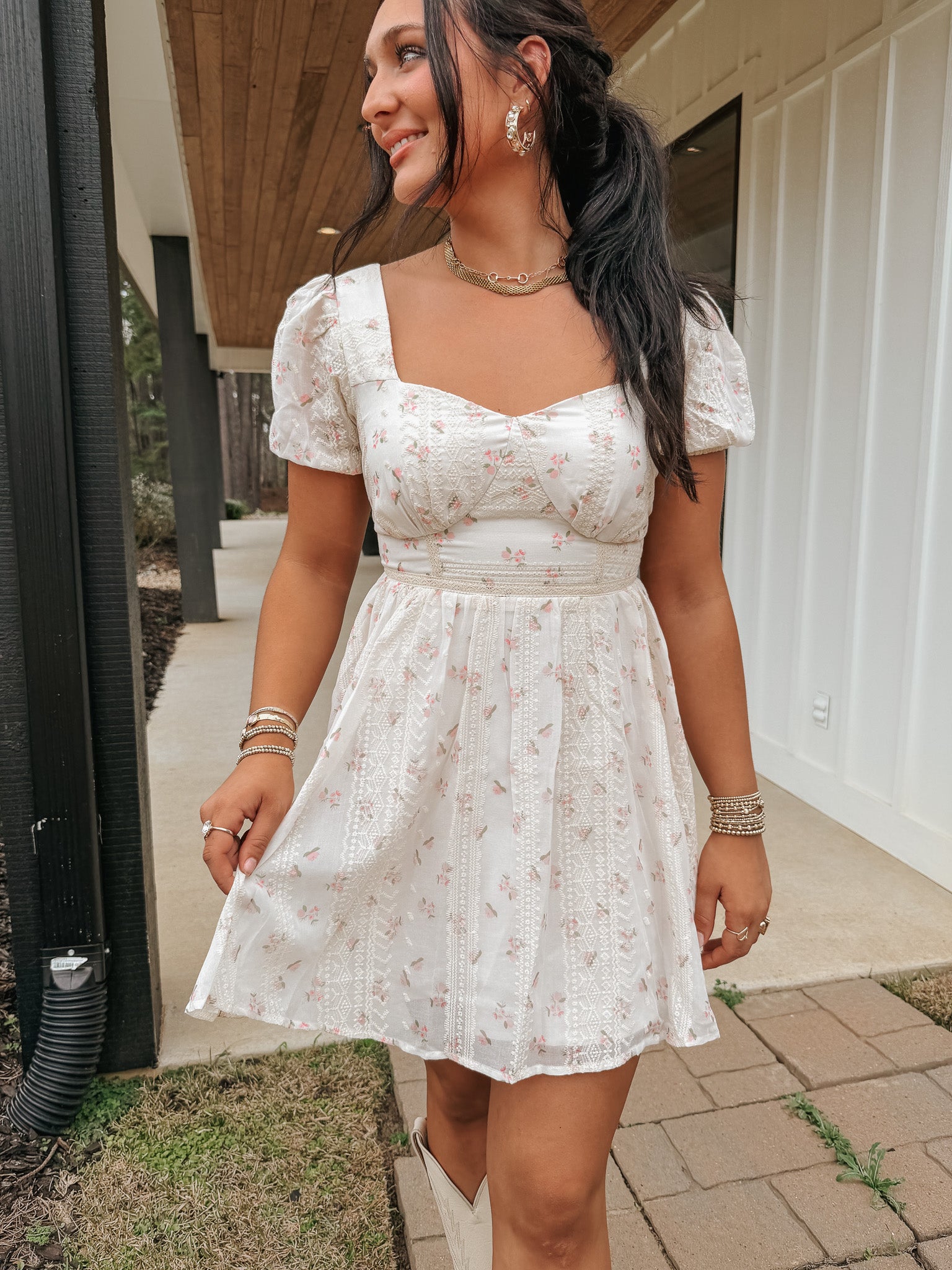 Grace in Blooms Floral Dress