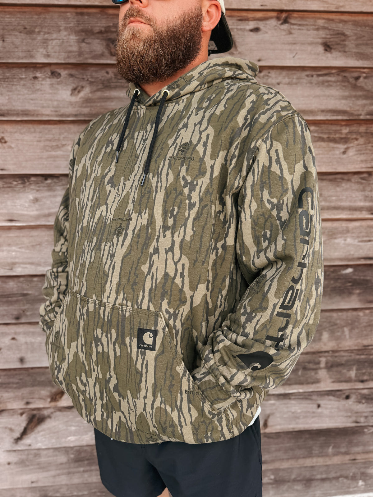 Carhartt | Loose Midweight Logo Sleeve Sweatshirt in Bottomland