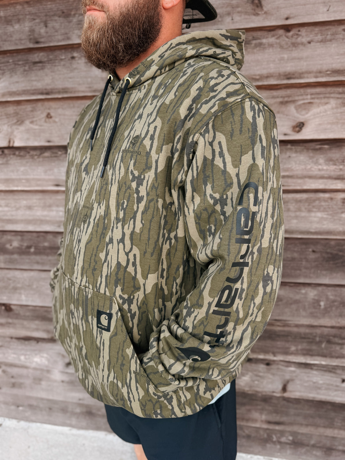 Carhartt | Loose Midweight Logo Sleeve Sweatshirt in Bottomland