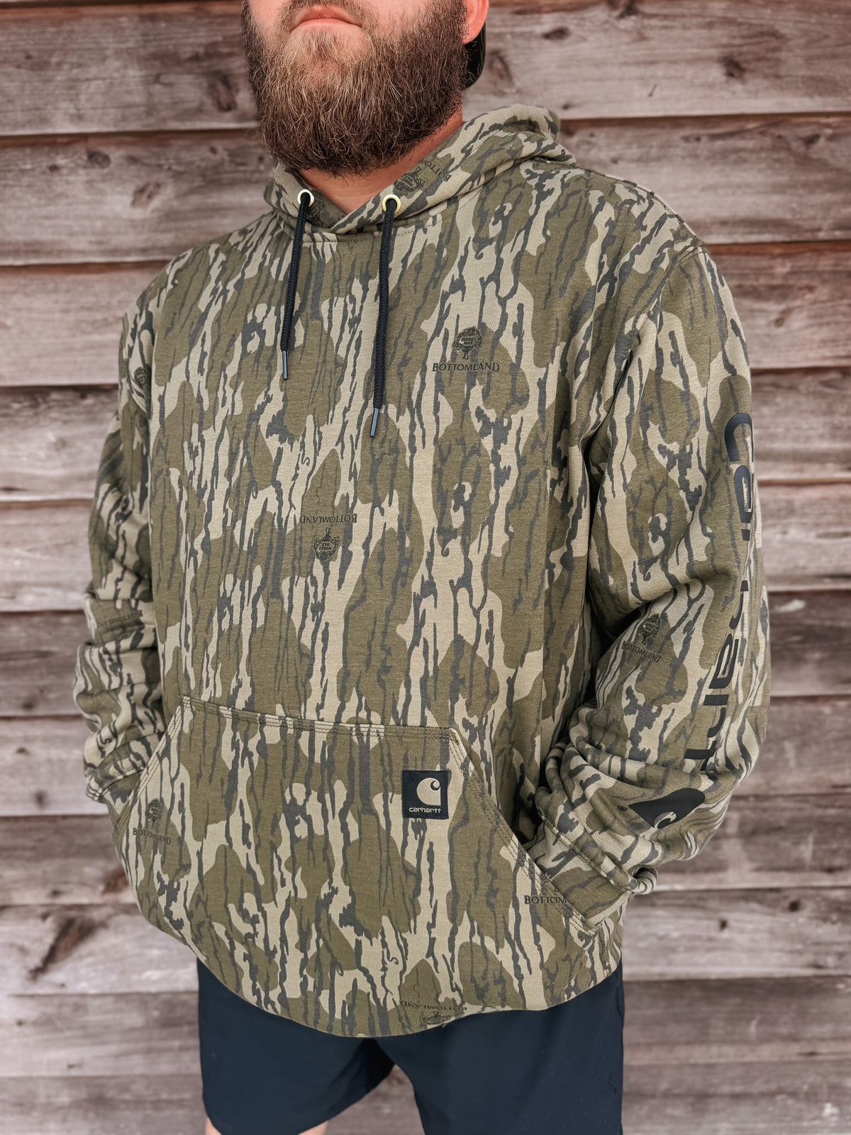 Carhartt | Loose Midweight Logo Sleeve Sweatshirt in Bottomland