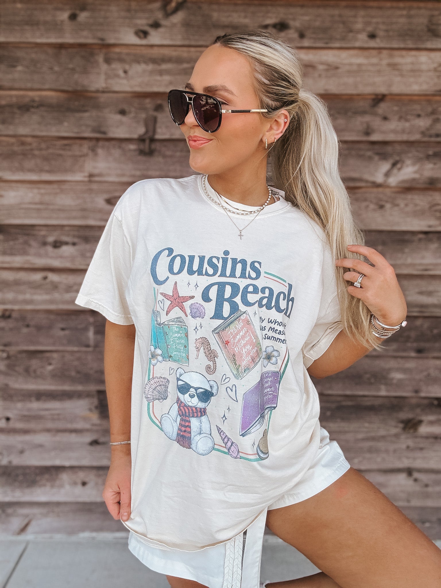 TSITP Cousins Tee in Ivory