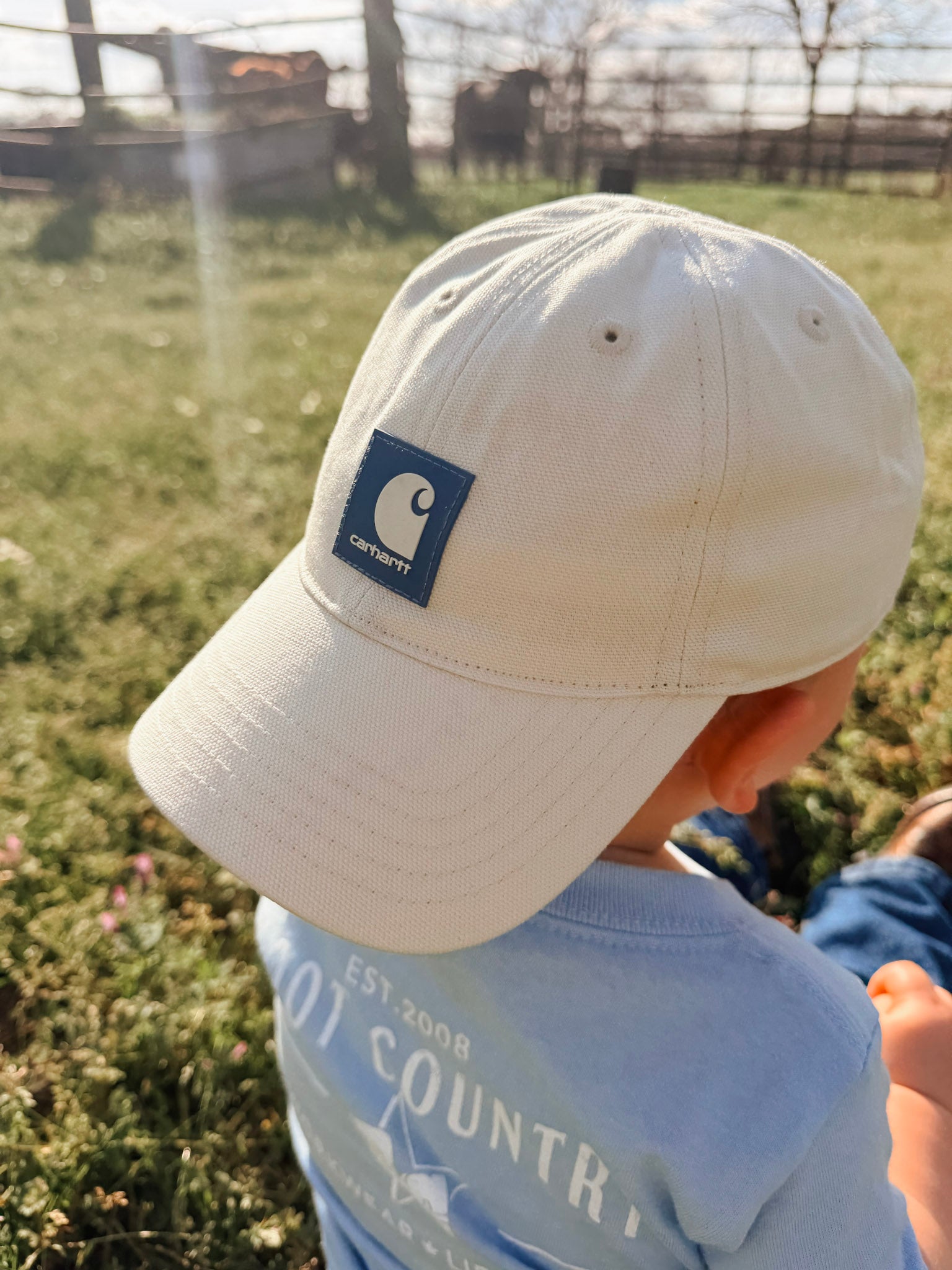 Carhartt Kids & Infant Canvas Hat in Light Beige