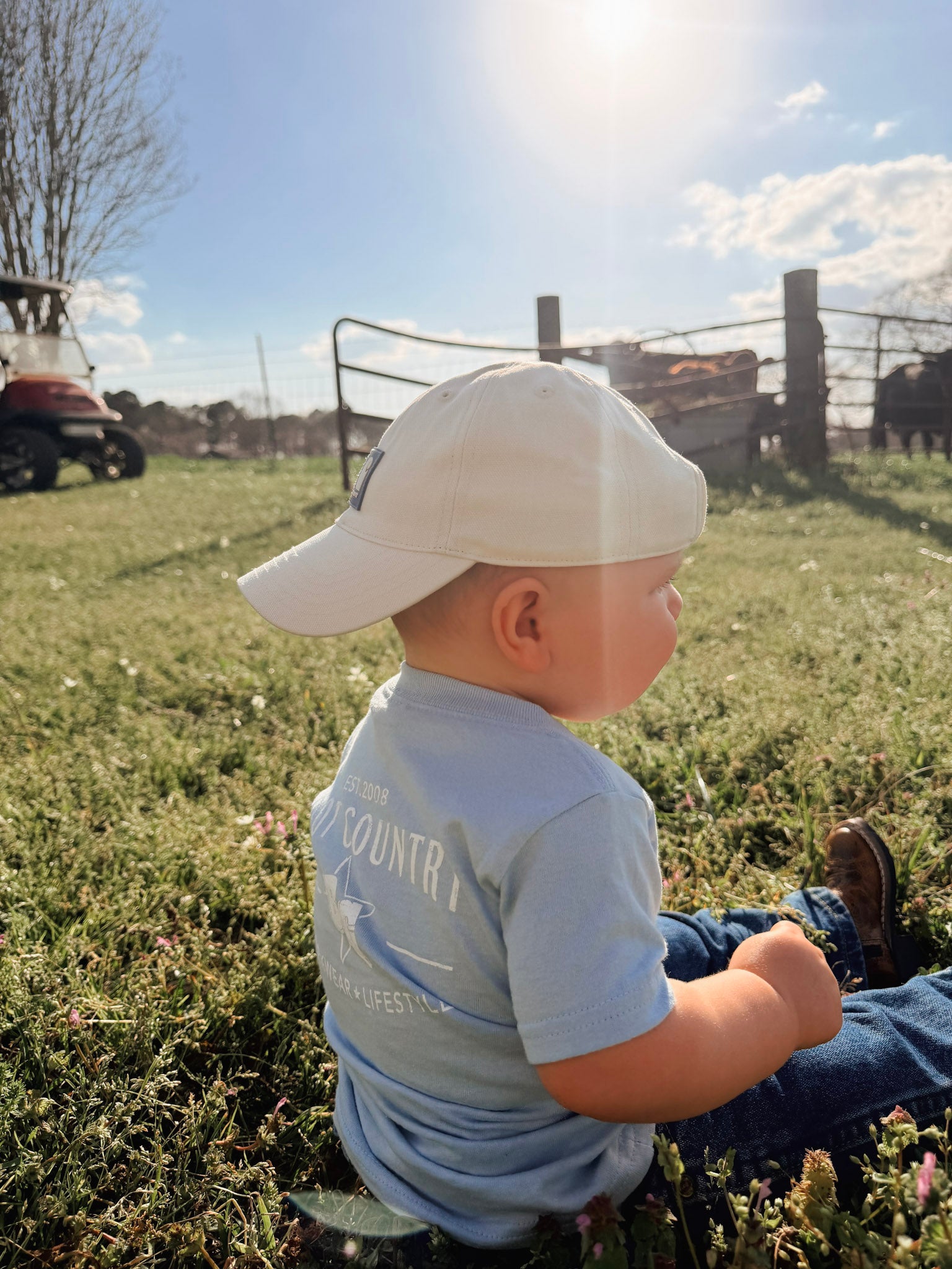 Carhartt Kids & Infant Canvas Hat in Light Beige
