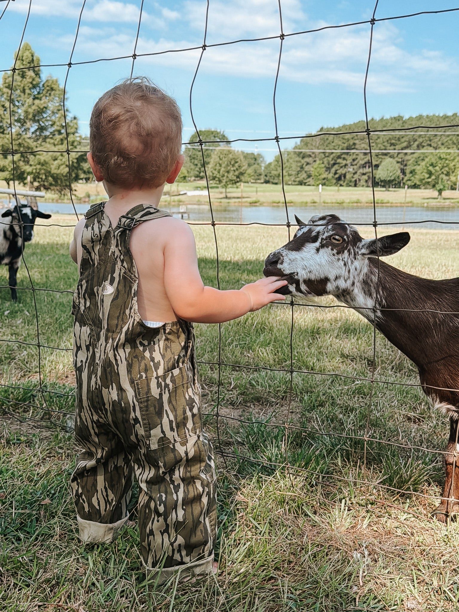 Mossy Oak Cotton Mill Toddler Bib Overall in Bottomland