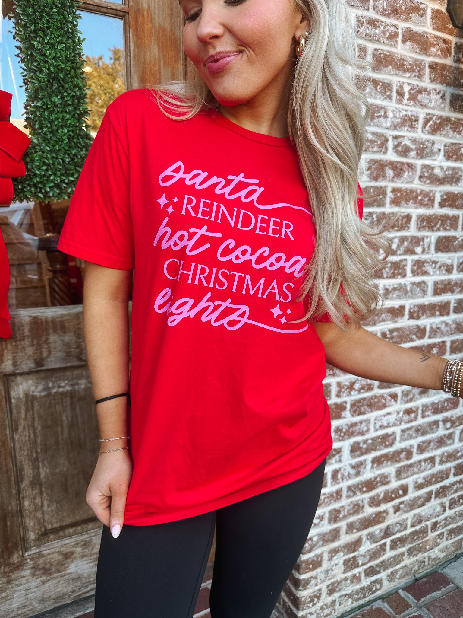 Christmas Things Script Tee