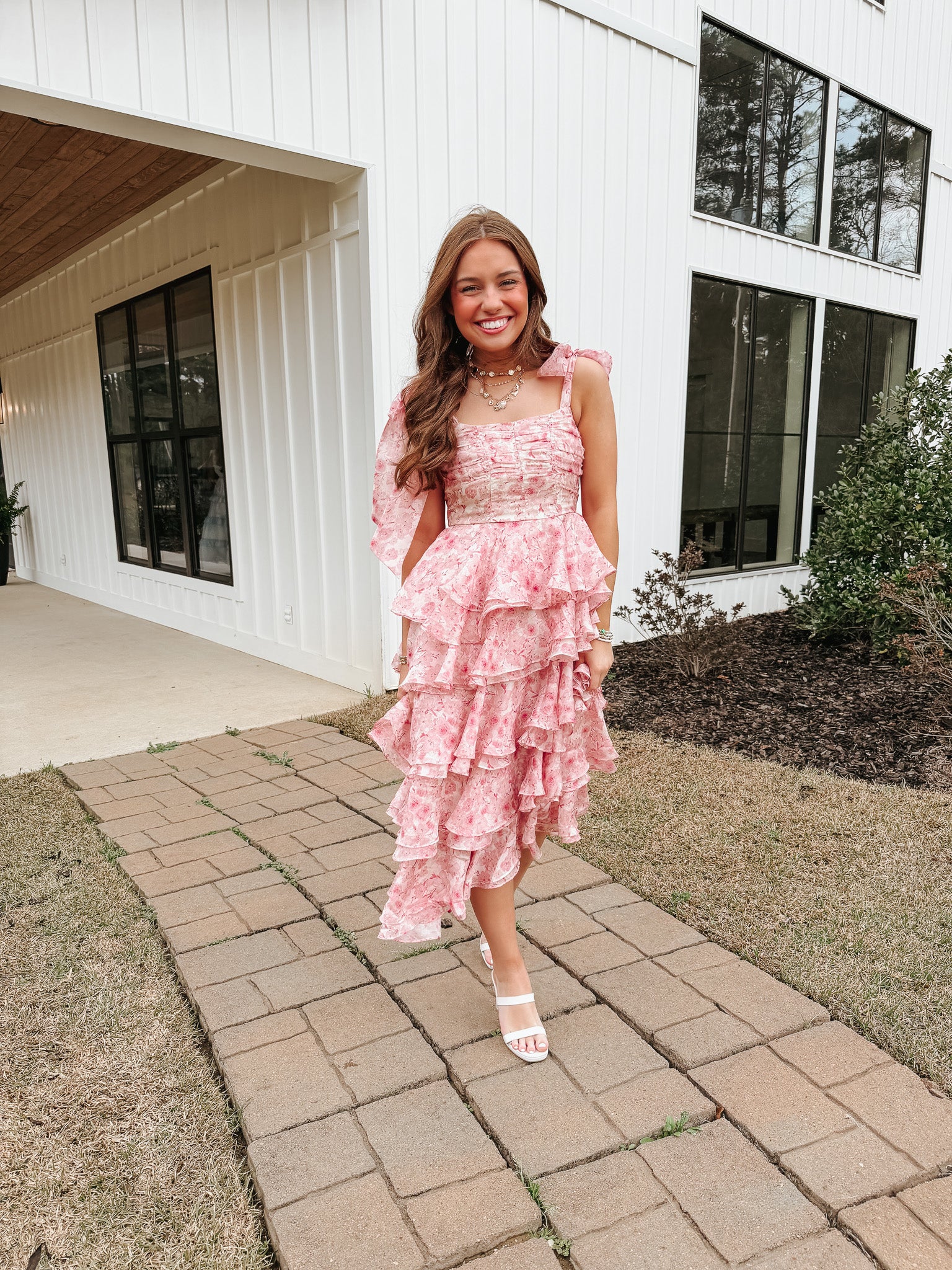 Peony Garden Party Dress - XS / Pink Peony Garden Party Dress - XS / Pink