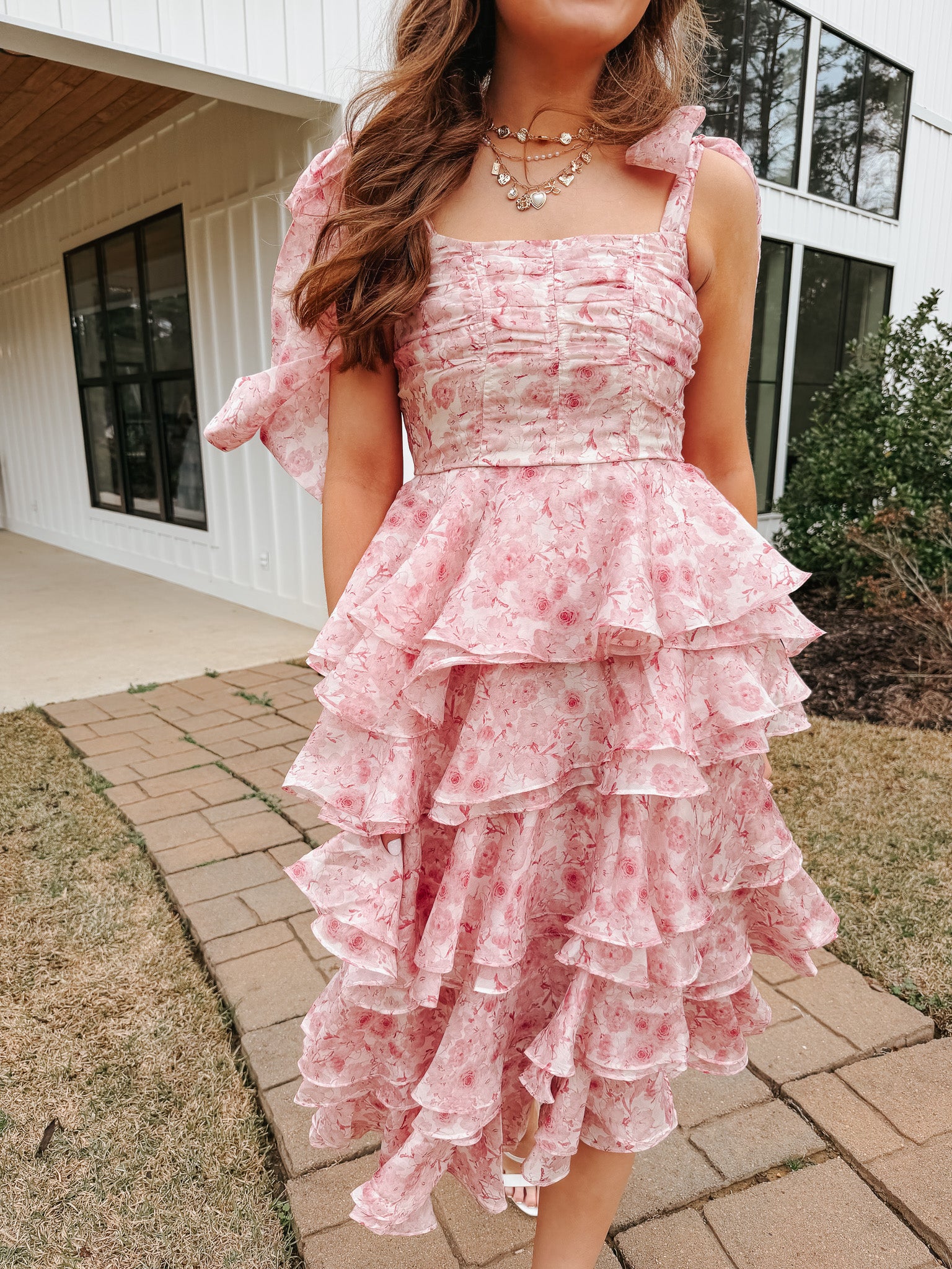 Peony Garden Party Dress - XS / Pink Peony Garden Party Dress - XS / Pink