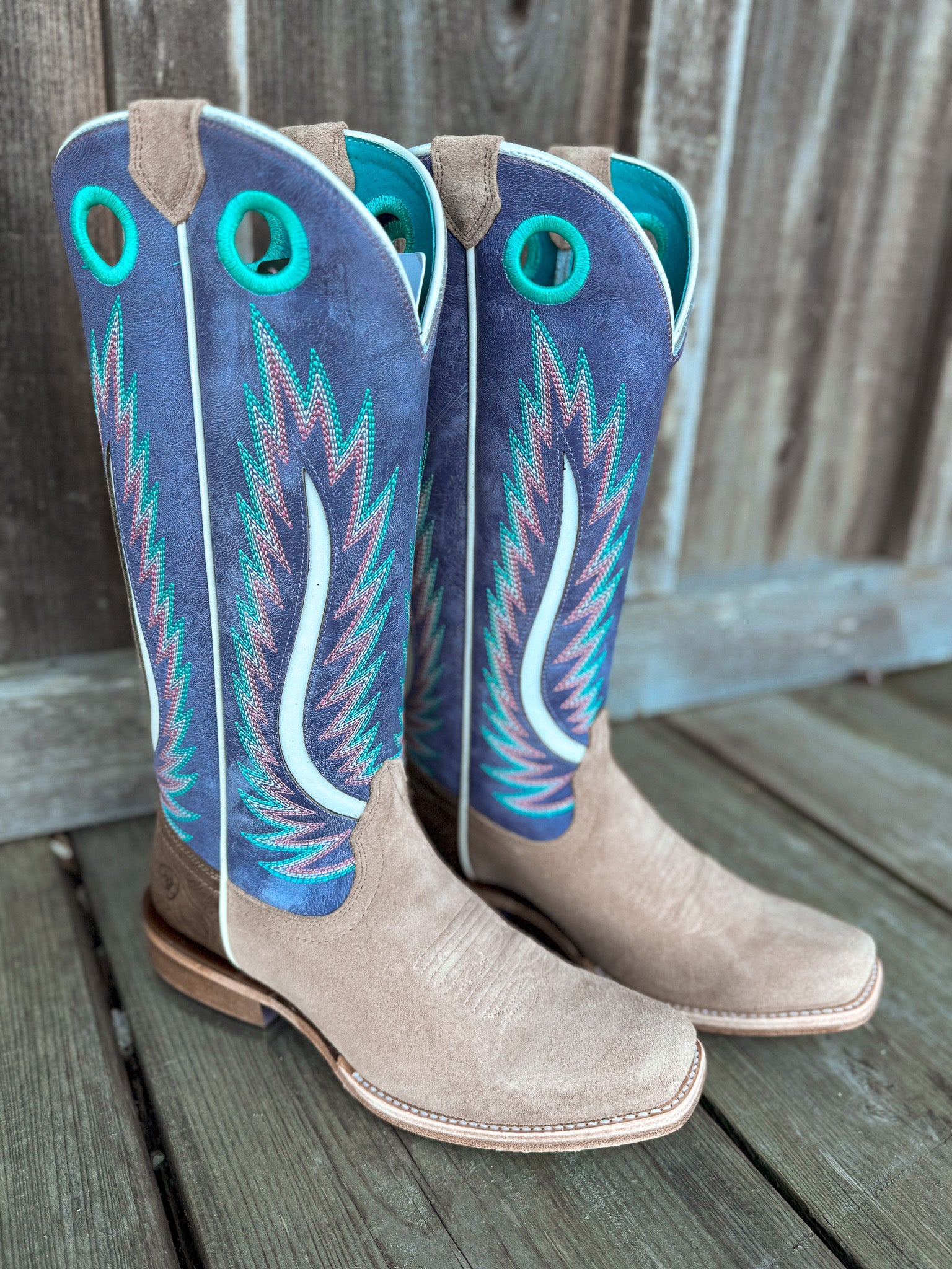 ARIAT WOMEN'S FRUITY FORT WORTH TRULY TAUPE WESTERN BOOTS