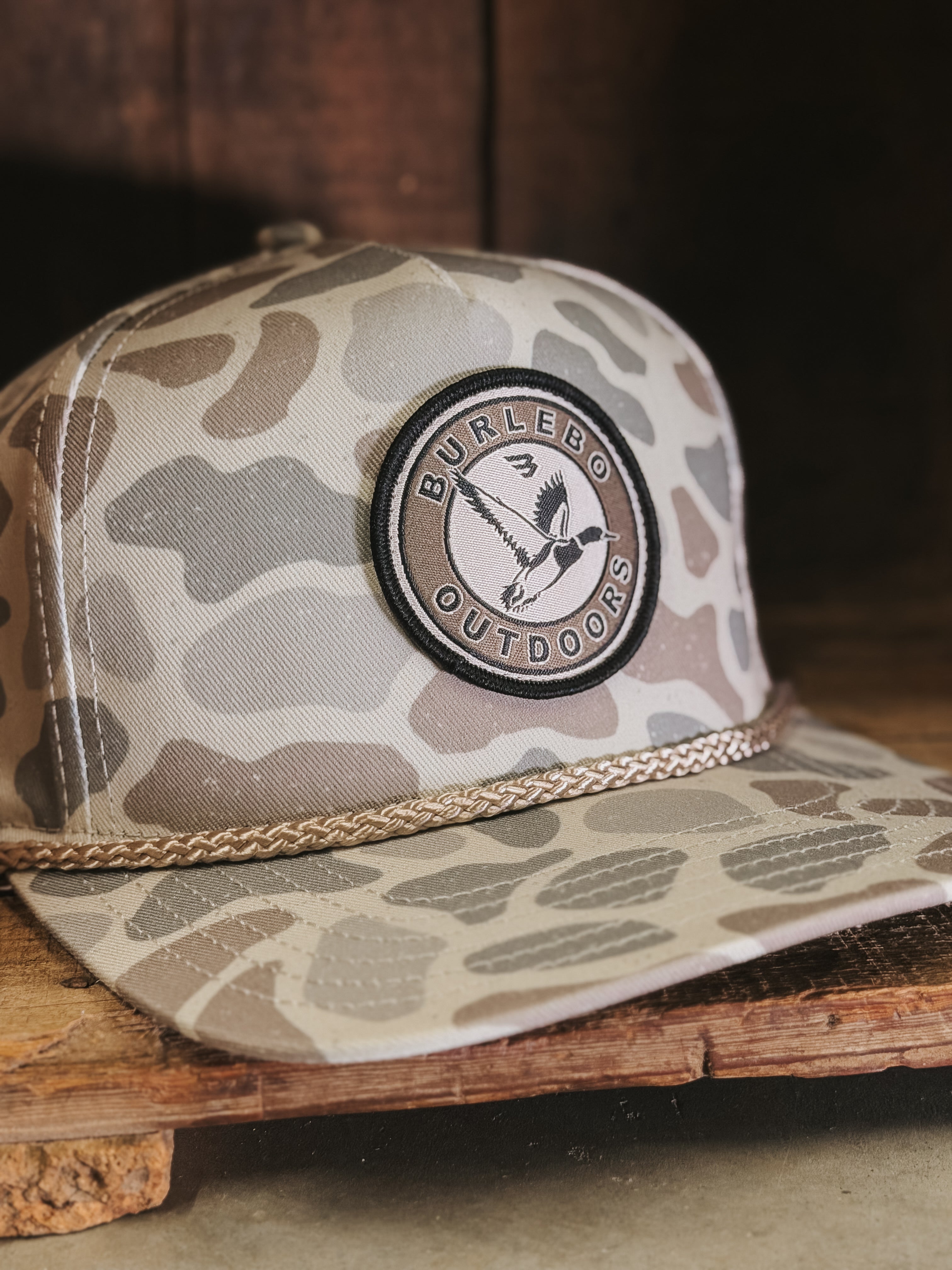 Men's Burlebo Cap - Circle Mallard - Classic Deer Camo