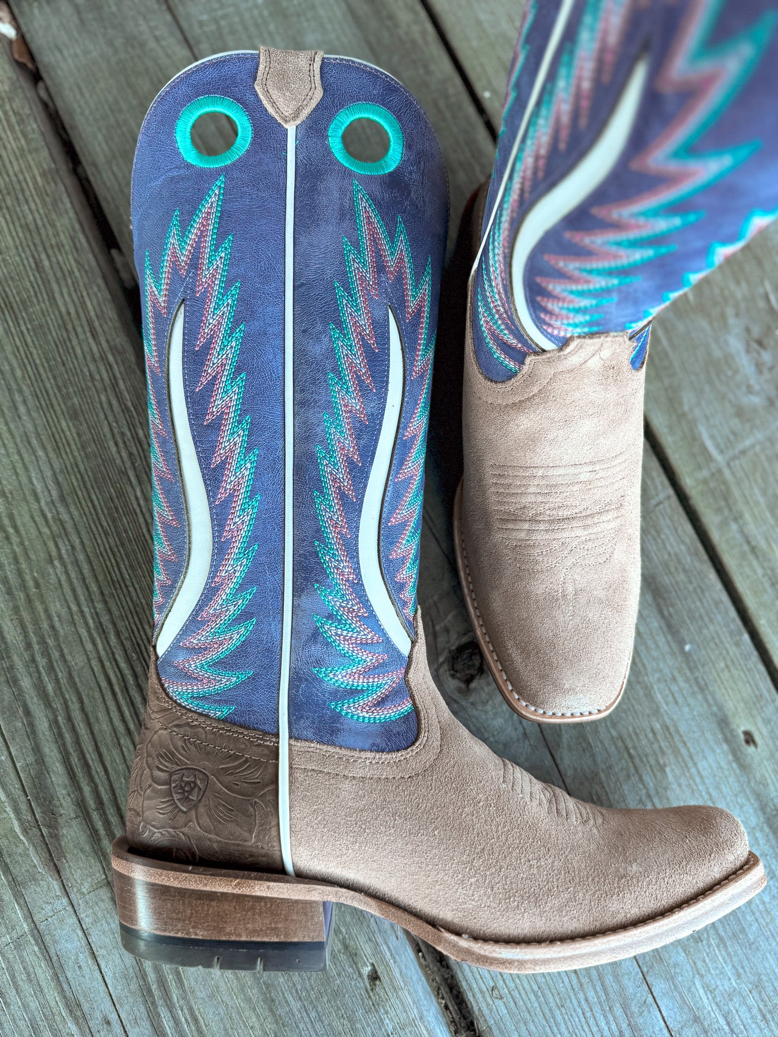 ARIAT WOMEN'S FRUITY FORT WORTH TRULY TAUPE WESTERN BOOTS