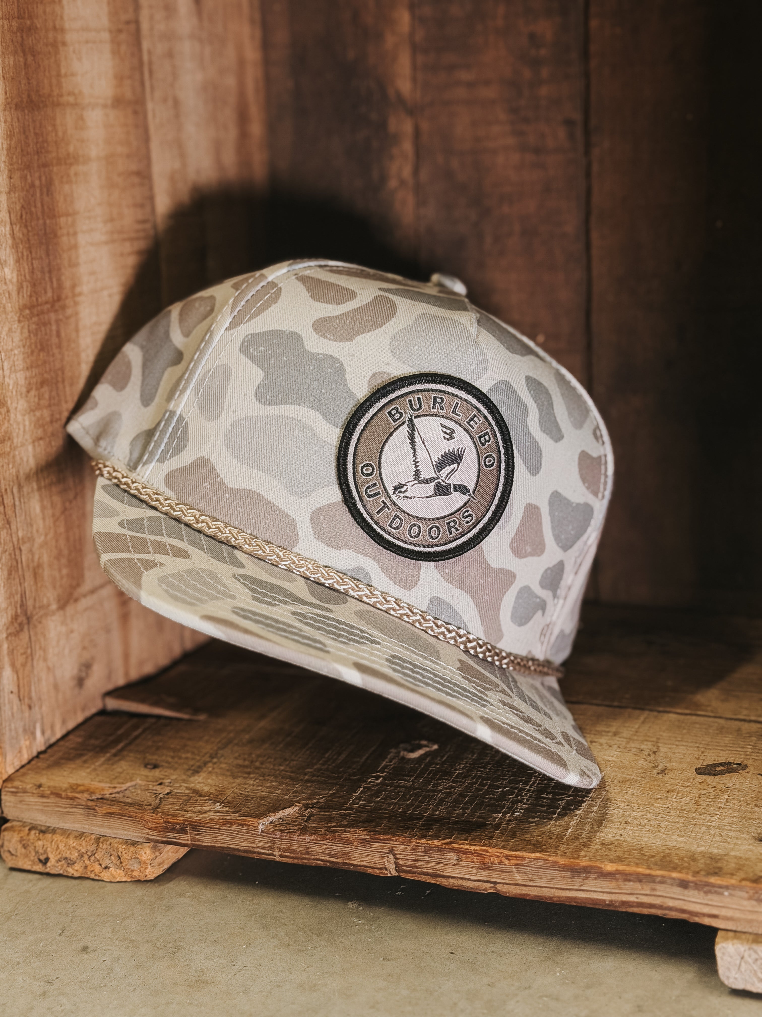 Men's Burlebo Cap - Circle Mallard - Classic Deer Camo