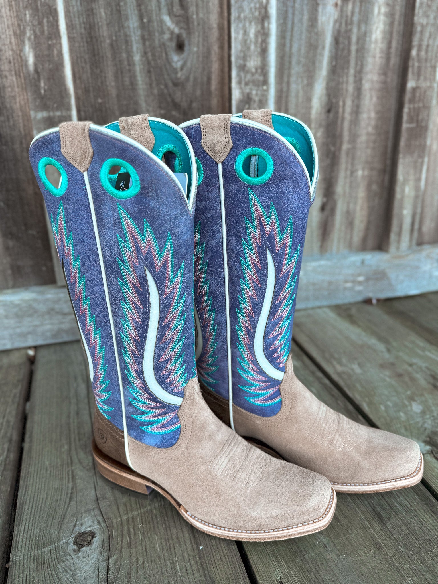 ARIAT WOMEN'S FRUITY FORT WORTH TRULY TAUPE WESTERN BOOTS