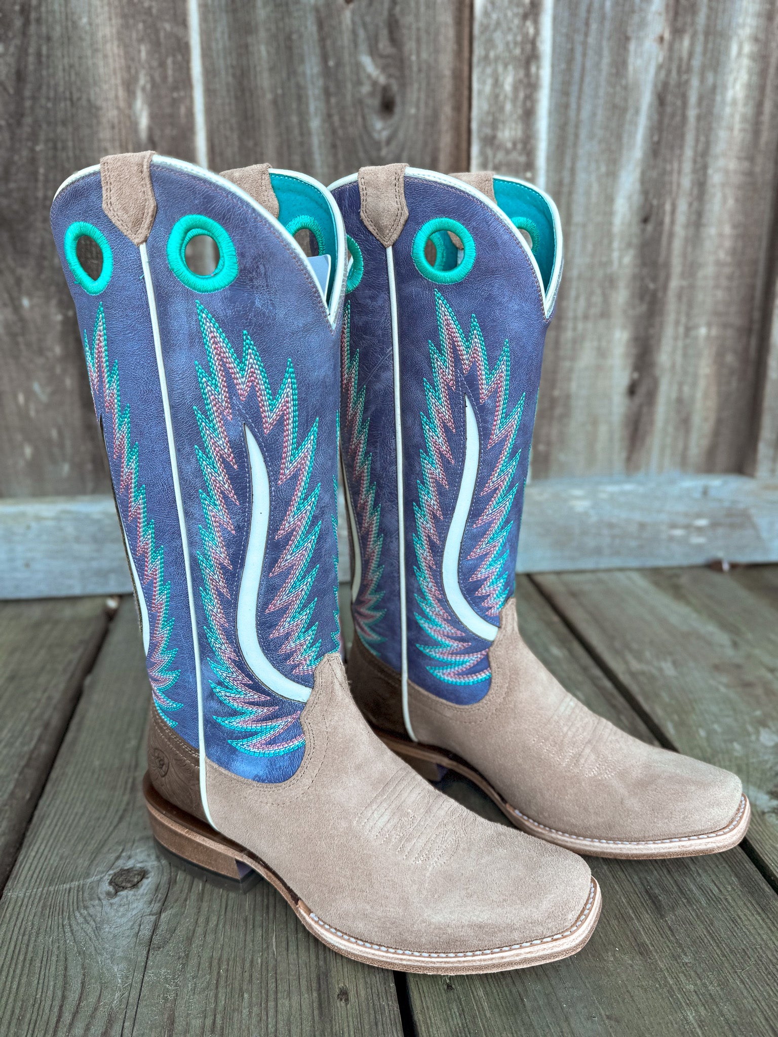 ARIAT WOMEN'S FRUITY FORT WORTH TRULY TAUPE WESTERN BOOTS