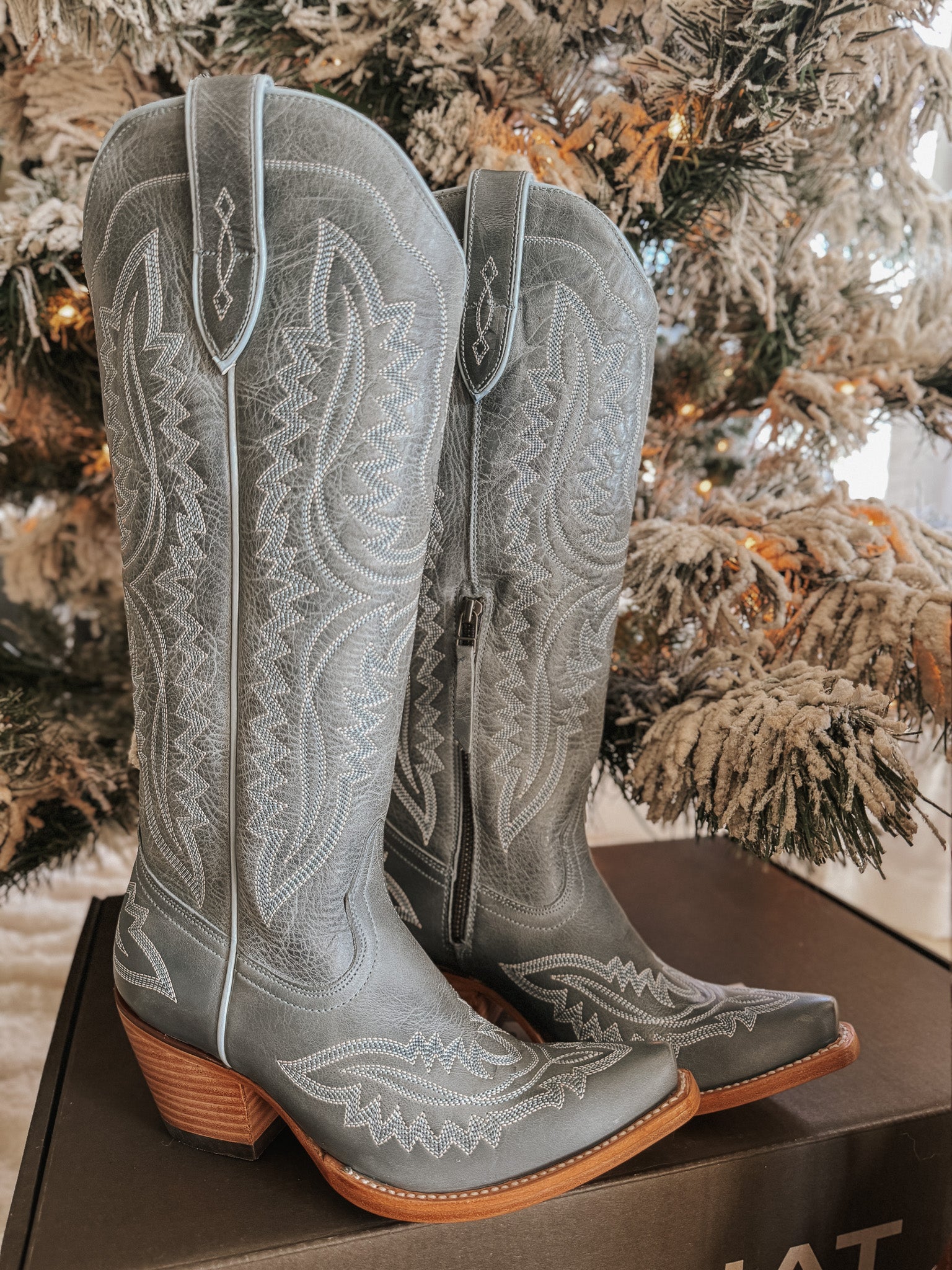 Ariat Women's Casanova Western Boots in Vintage Denim