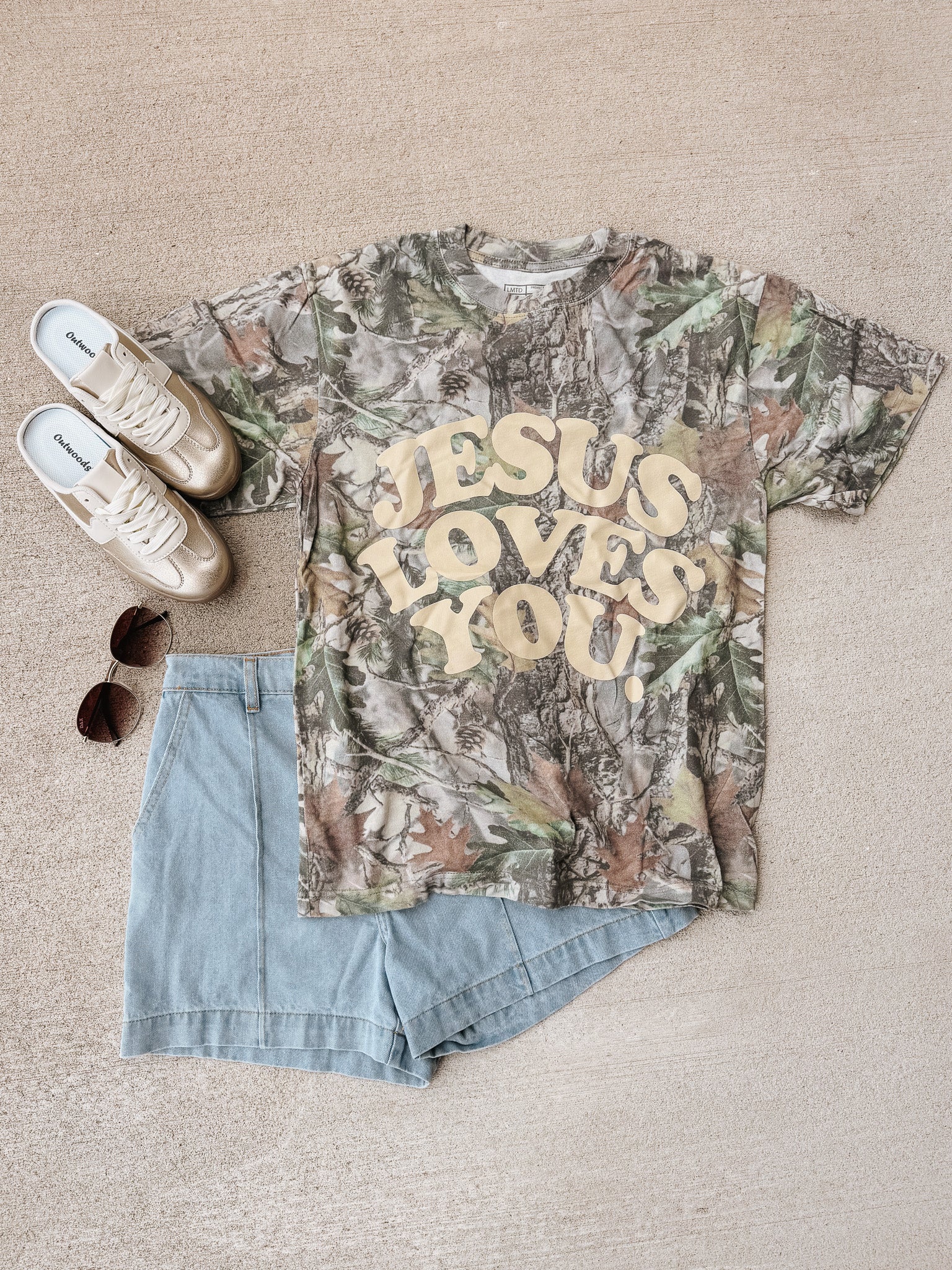 Jesus Loves You Camo Tee