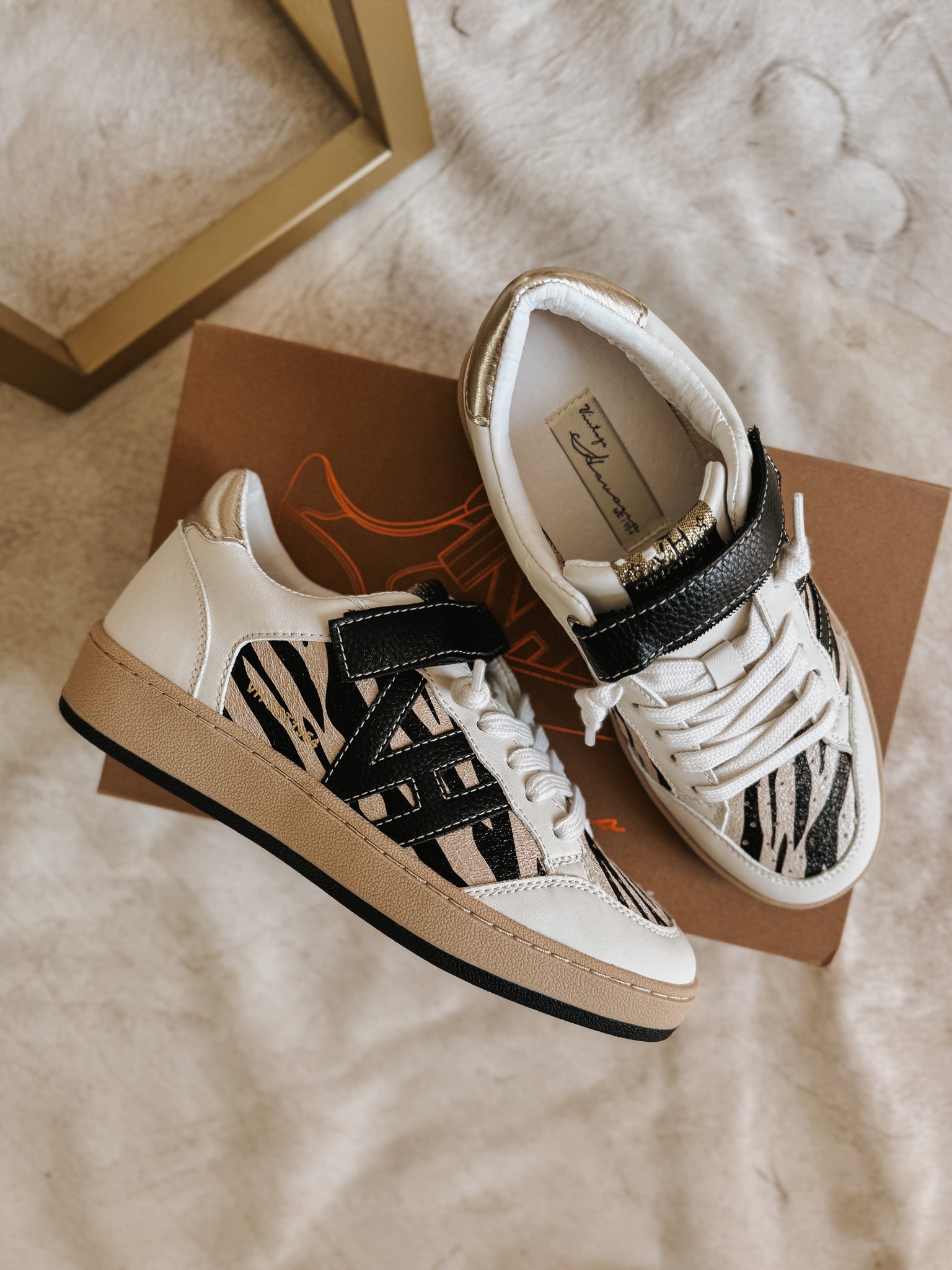 Vintage Havana Next 11 White Zebra Sneakers