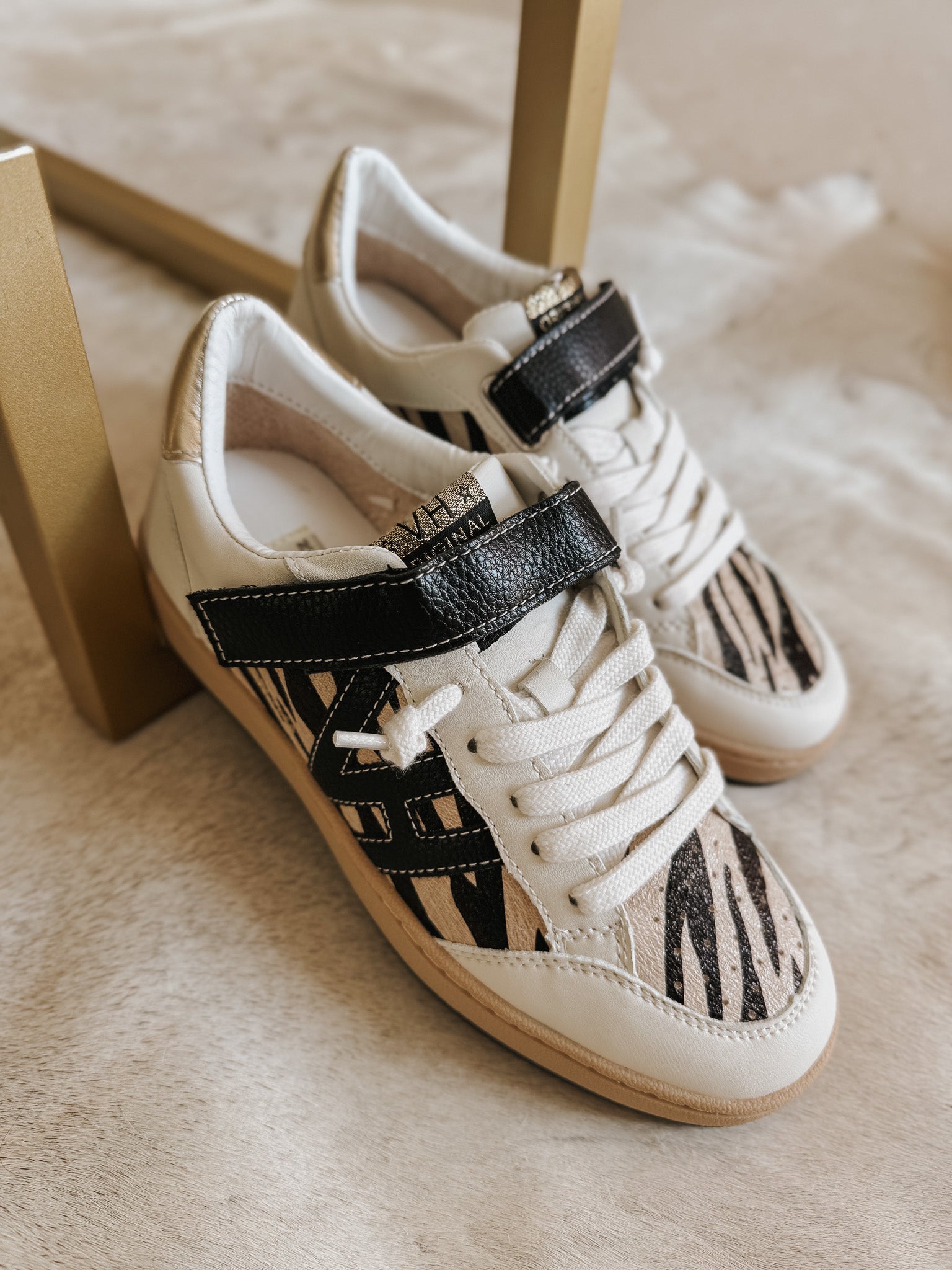 Vintage Havana Next 11 White Zebra Sneakers