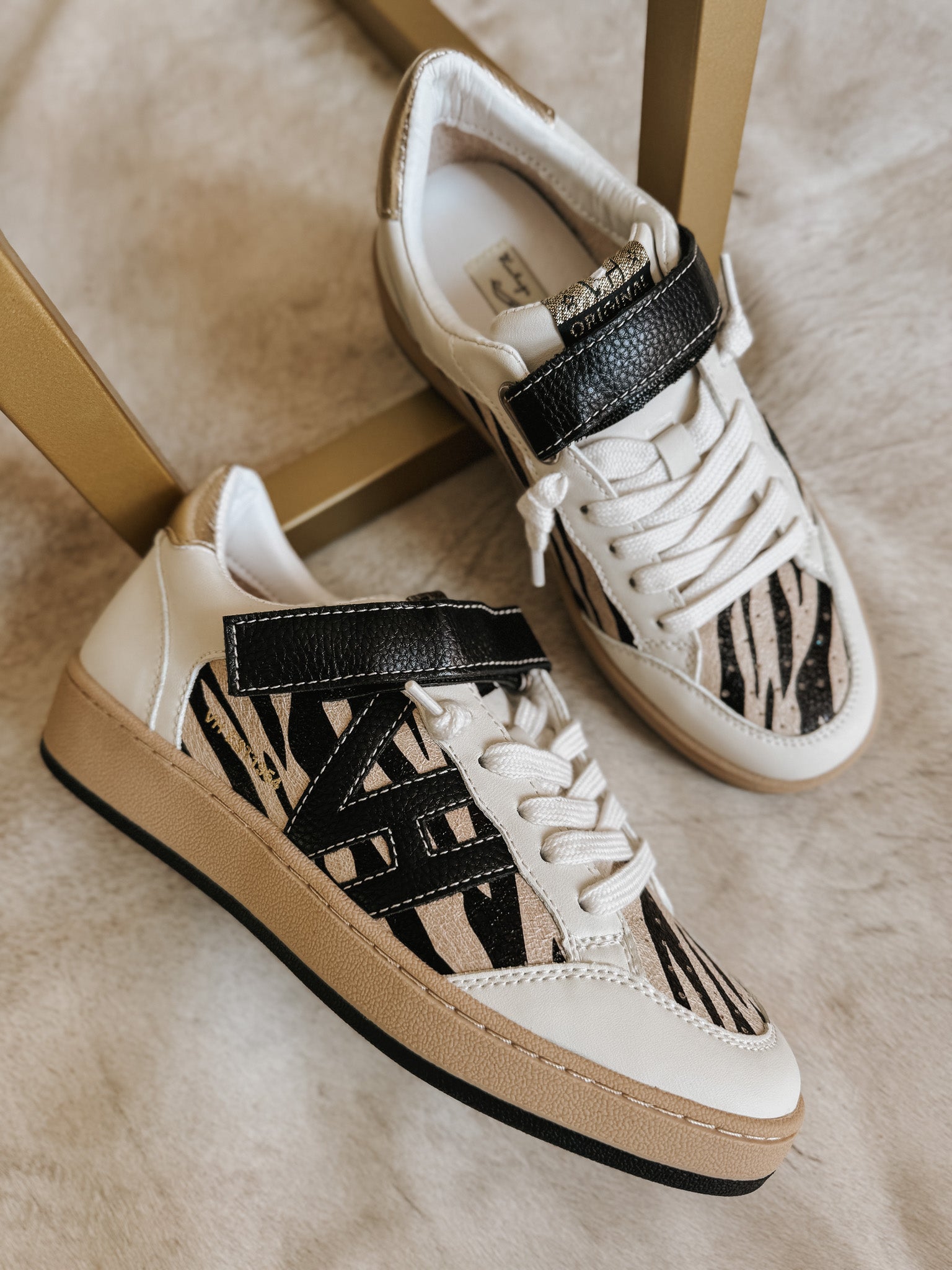 Vintage Havana Next 11 White Zebra Sneakers