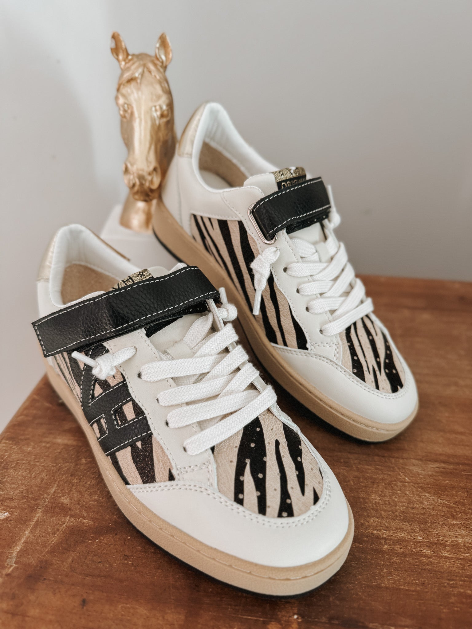 Vintage Havana Next 11 White Zebra Sneakers