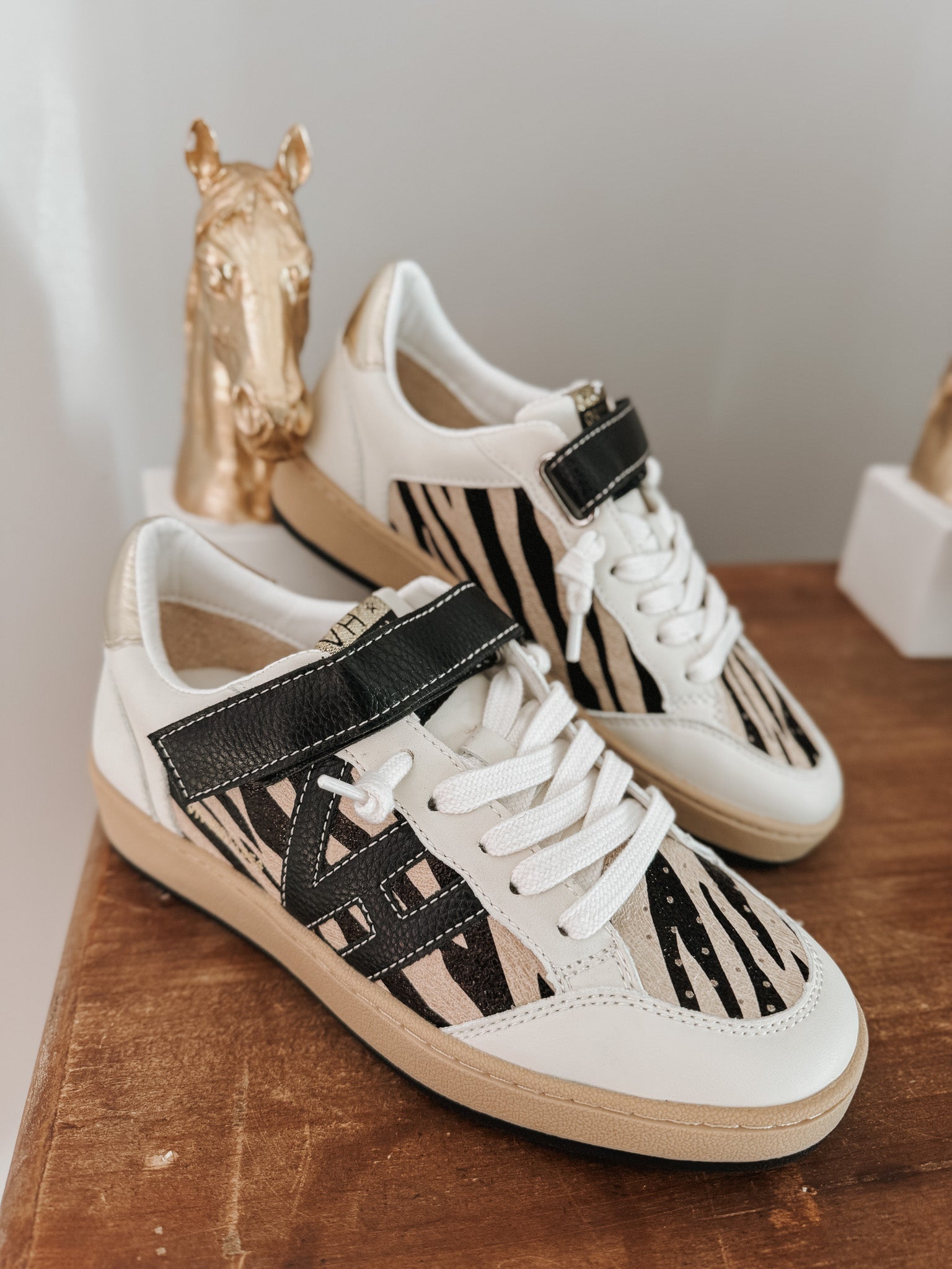 Vintage Havana Next 11 White Zebra Sneakers