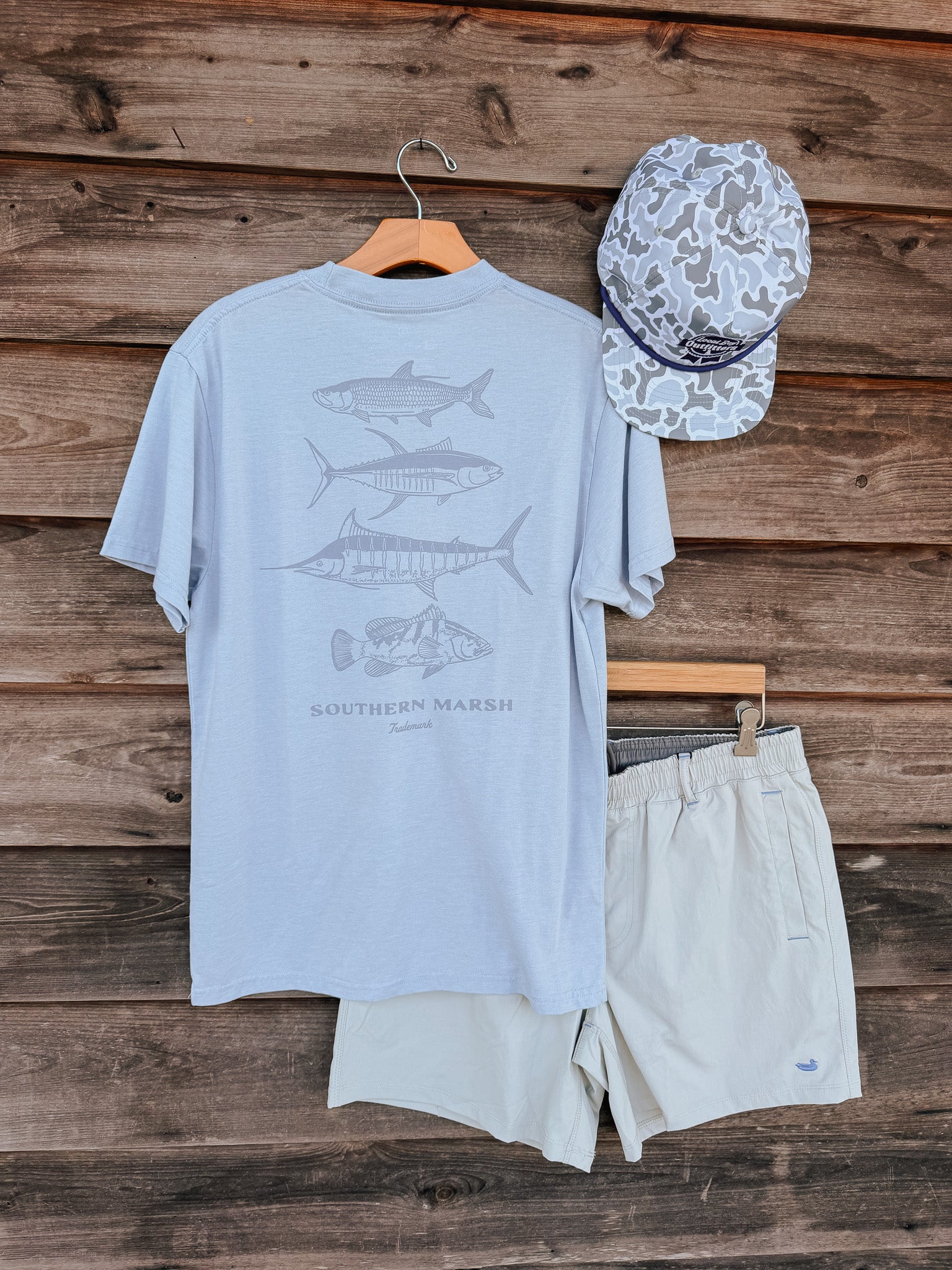Southern Marsh Crosswaters Seawash T-Shirt