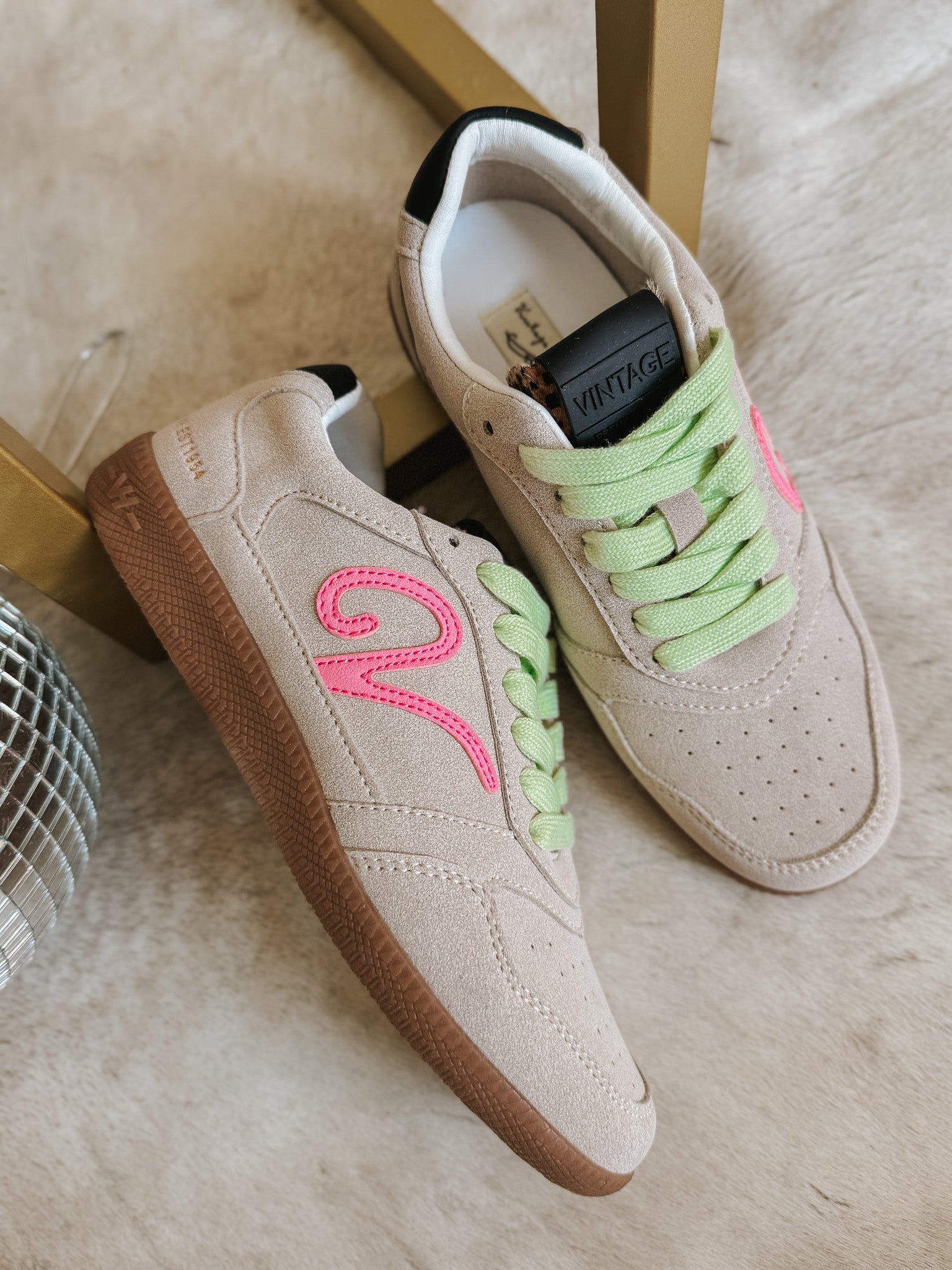 Vintage Havana Whiz 4 Taupe Leopard Sneakers