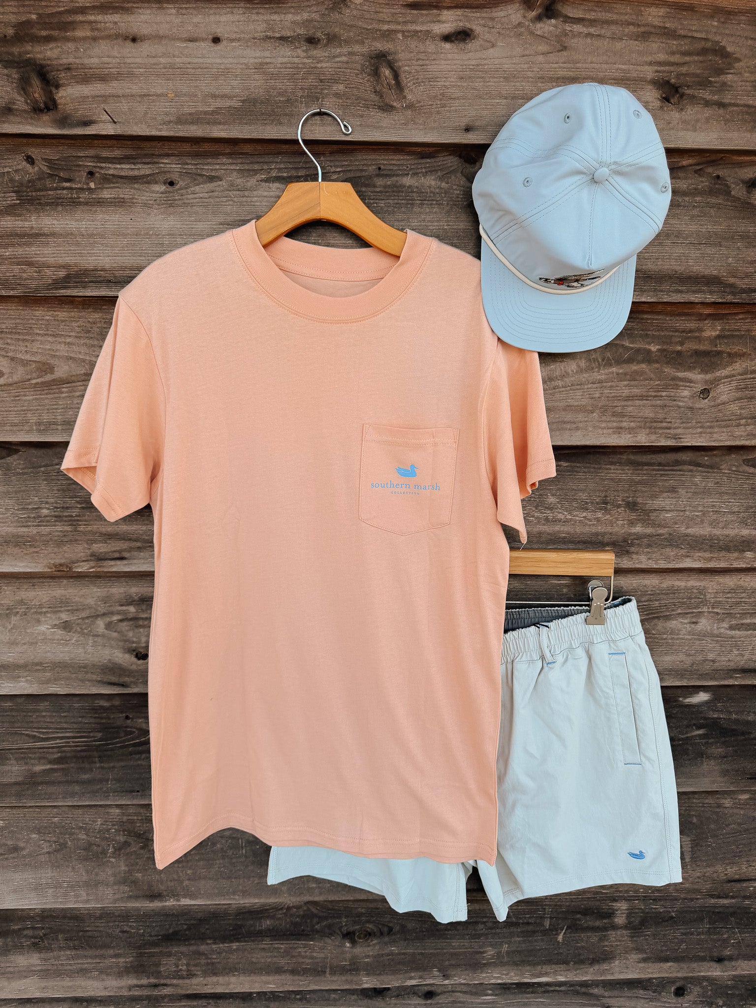 Southern Marsh Dinner Circle T-Shirt in Terracotta