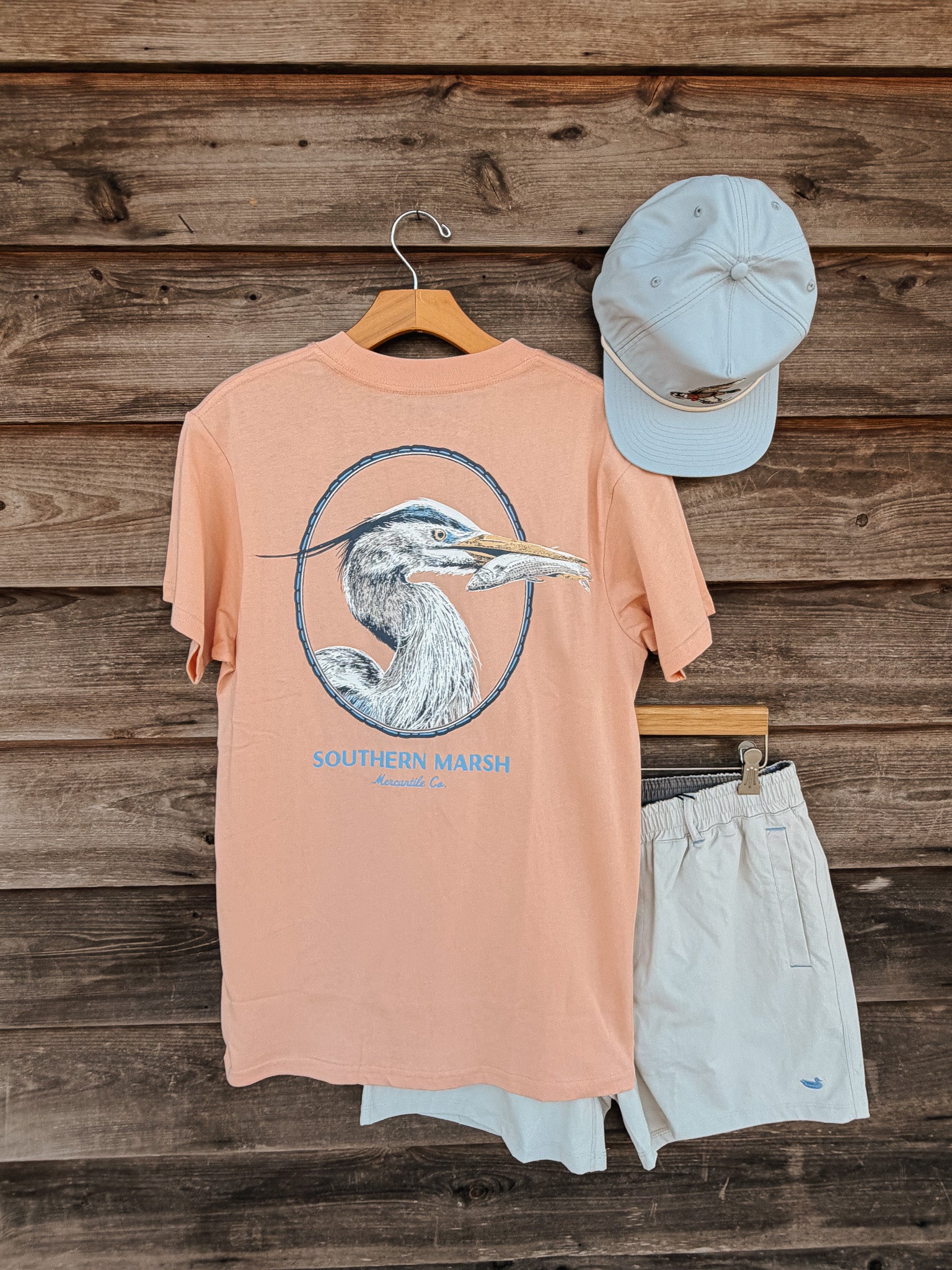 Southern Marsh Dinner Circle T-Shirt in Terracotta