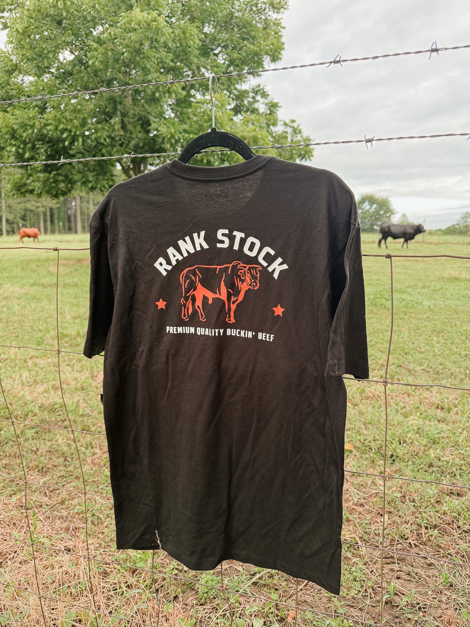Hooey Men's "Charbray" Black Rank Stock Pocket T-Shirt