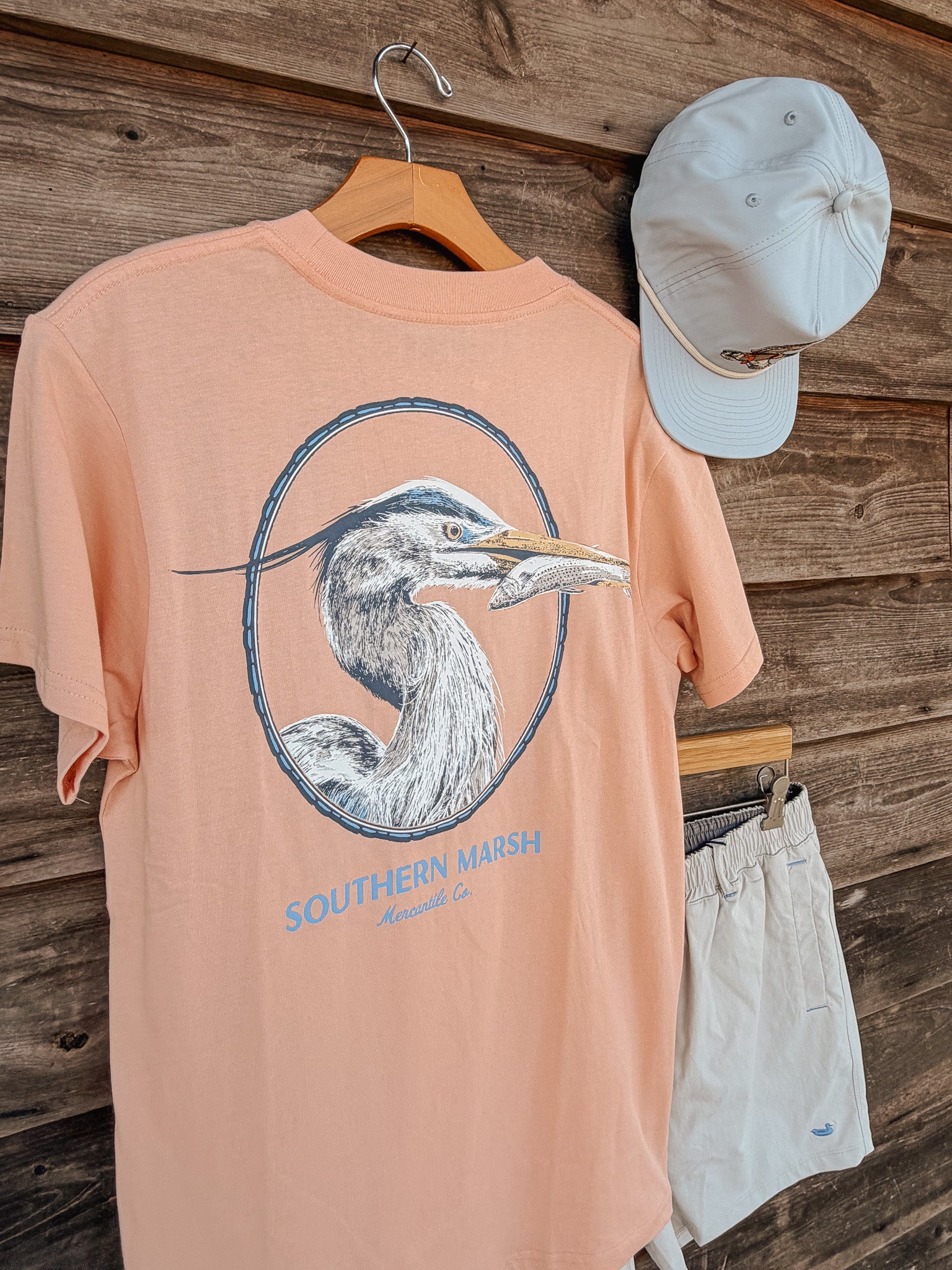 Southern Marsh Dinner Circle T-Shirt in Terracotta