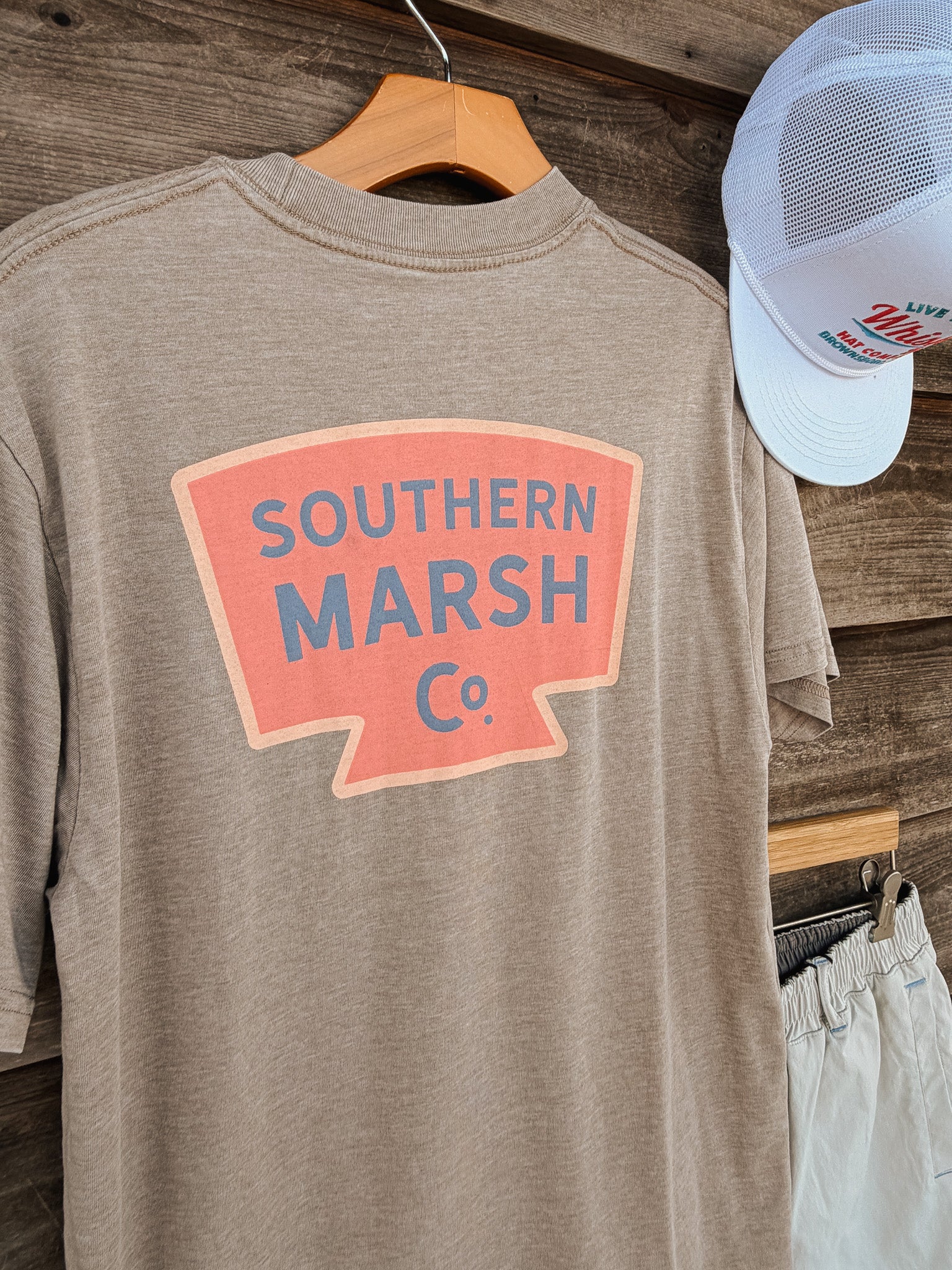 Southern Marsh Branding Keystone Seawash T-Shirt